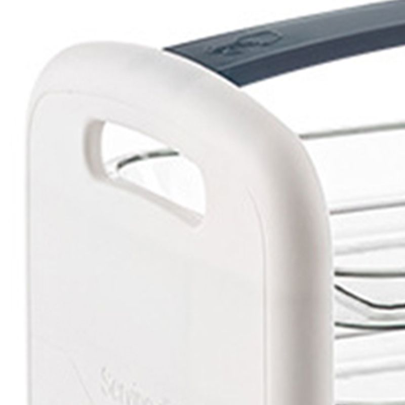 Four Layers Dish Preparation Plate Drawer Design Plastic Vegetable Preparation Rack Kitchen Storage Rack Blue - Image 5