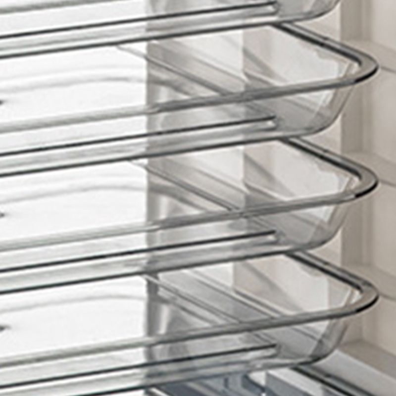 Four Layers Dish Preparation Plate Drawer Design Plastic Vegetable Preparation Rack Kitchen Storage Rack Blue - Image 8