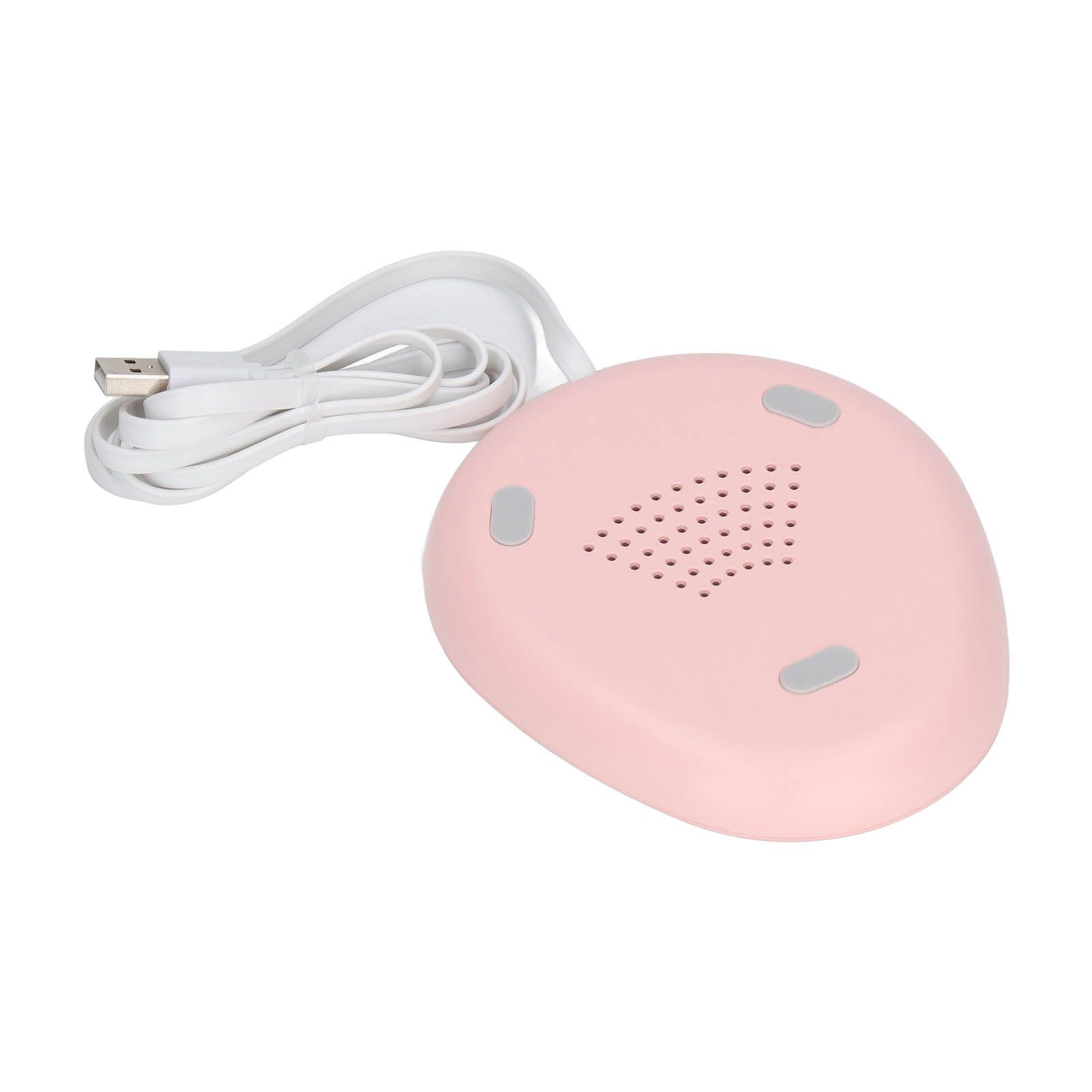USB Mug Warmer Constant Temp Waterproof Adjustable Electric Beverage Heating Plate for Ceramic Coffee Cups Pink White - Image 5