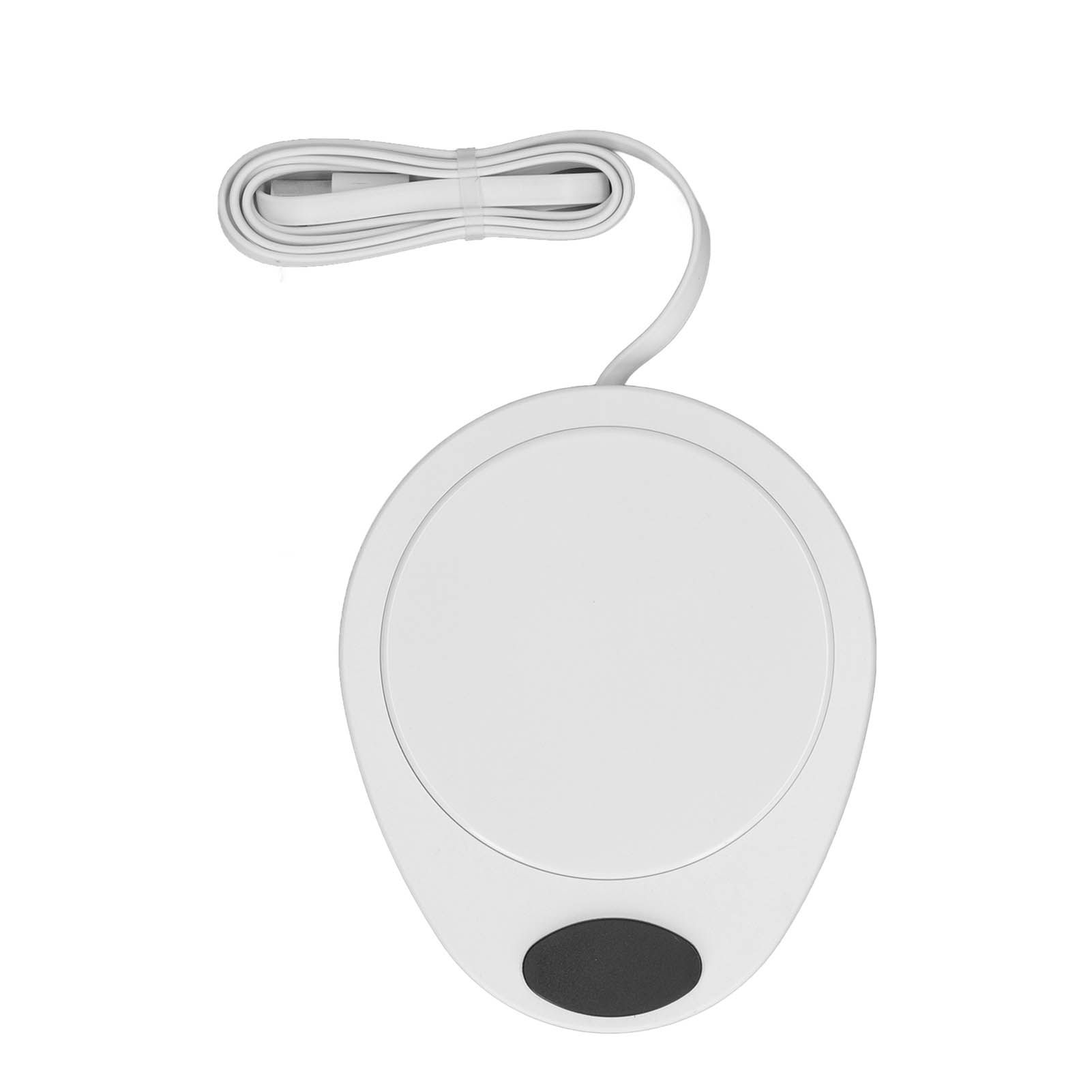 USB Mug Warmer Constant Temp Waterproof Adjustable Electric Beverage Heating Plate for Ceramic Coffee Cups White - Image 1