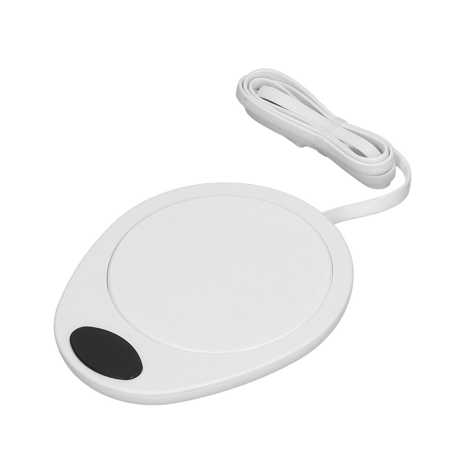 USB Mug Warmer Constant Temp Waterproof Adjustable Electric Beverage Heating Plate for Ceramic Coffee Cups White - Image 3