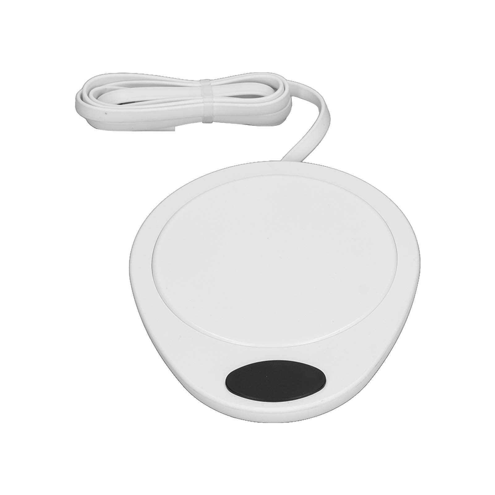 USB Mug Warmer Constant Temp Waterproof Adjustable Electric Beverage Heating Plate for Ceramic Coffee Cups White - Image 6