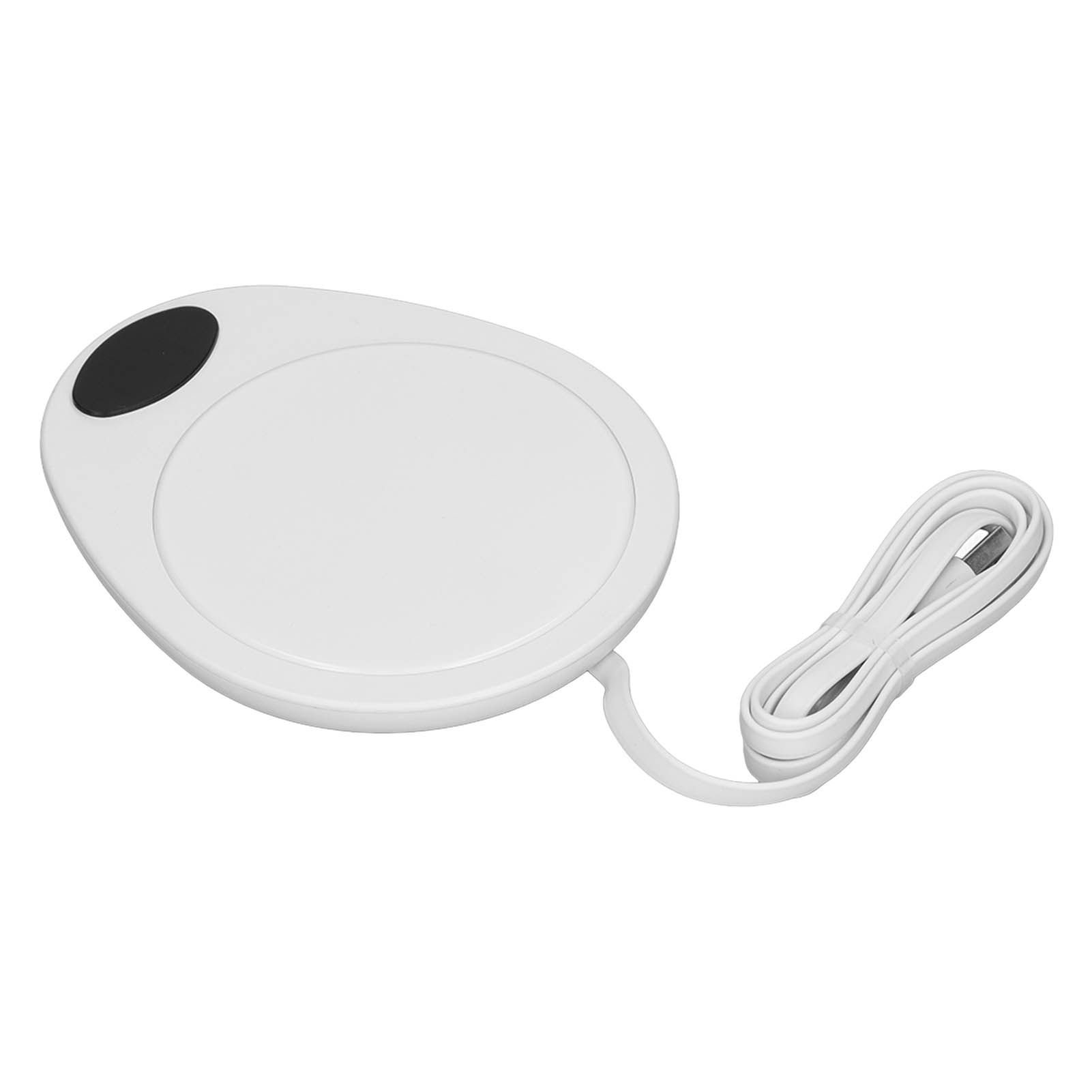 USB Mug Warmer Constant Temp Waterproof Adjustable Electric Beverage Heating Plate for Ceramic Coffee Cups White - Image 8