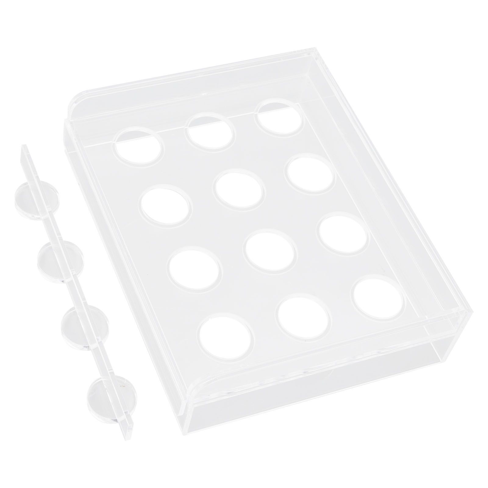 12 Holes Manual Coffee Capsules Filling Board Reusable Coffee Capsule Holder Rack with Coffee Tamper - Image 3