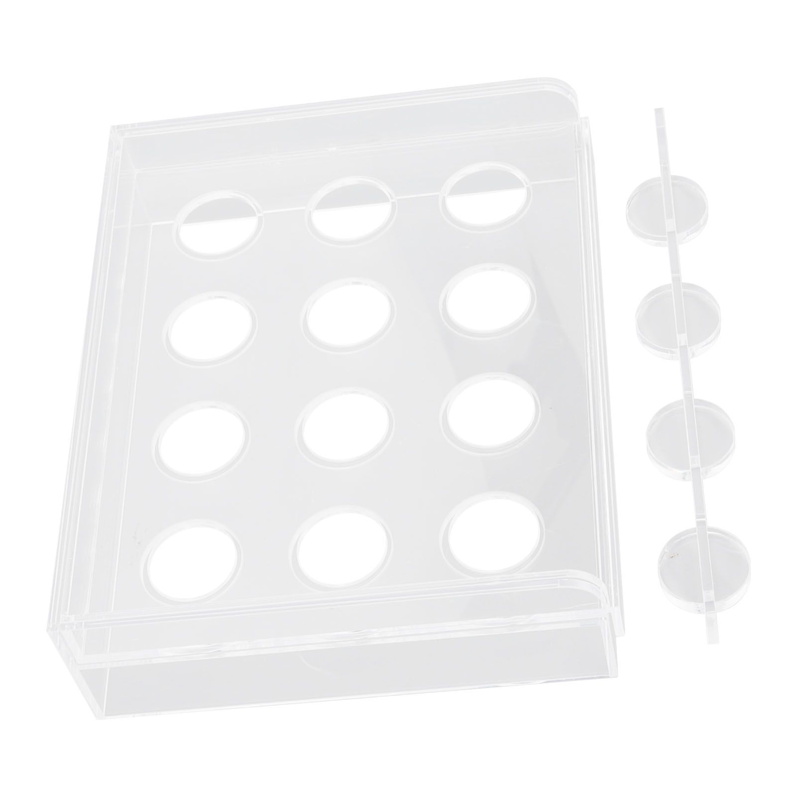 12 Holes Manual Coffee Capsules Filling Board Reusable Coffee Capsule Holder Rack with Coffee Tamper - Image 6