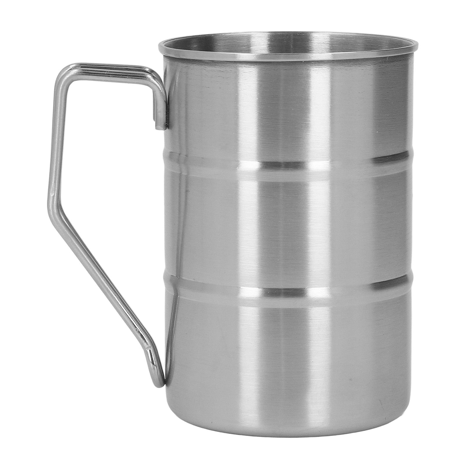 Stainless Steel Coffee Mug Large Capacity Stainless Steel Beer Mug with Handle for Home Restaurant - Image 1