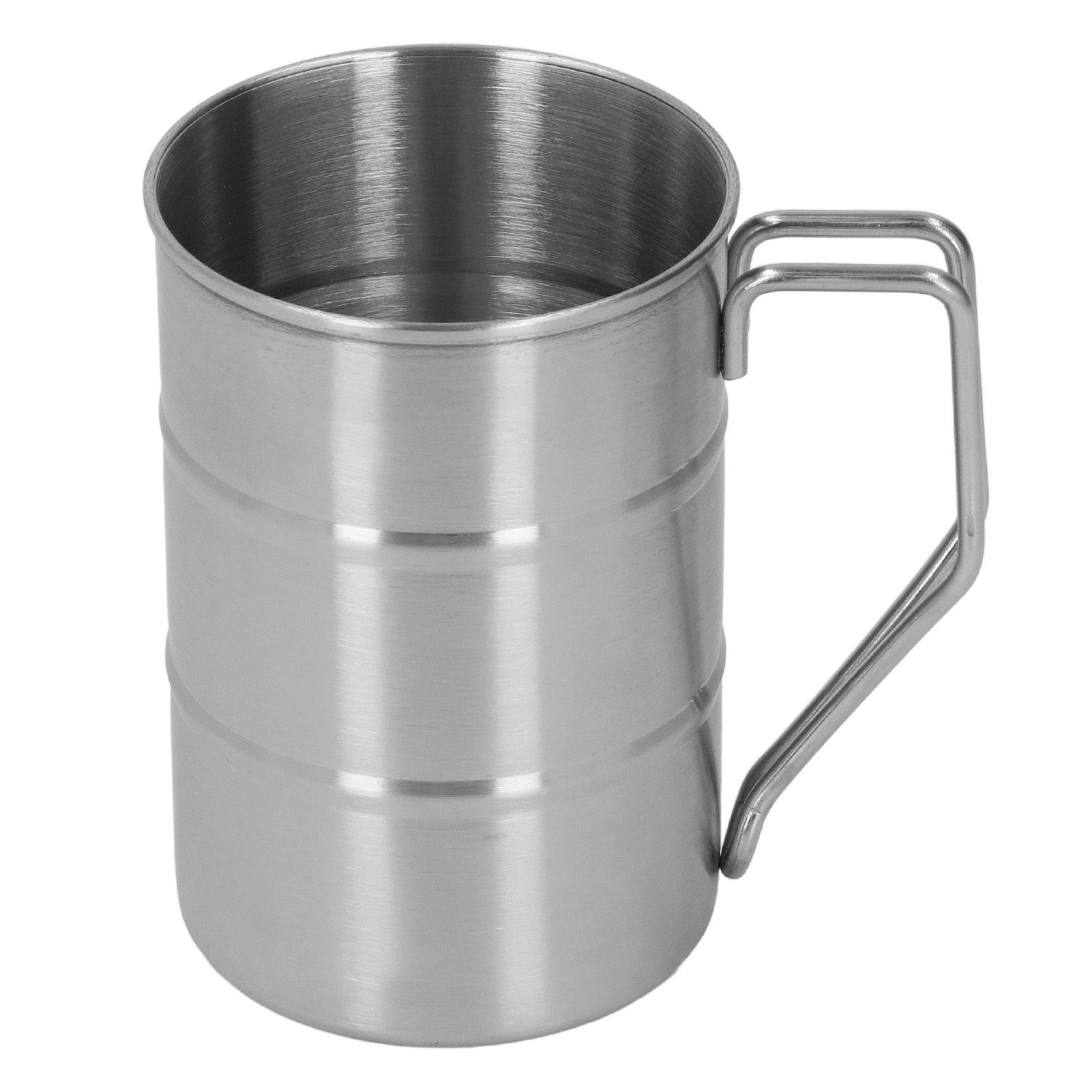 Stainless Steel Coffee Mug Large Capacity Stainless Steel Beer Mug with Handle for Home Restaurant - Image 2