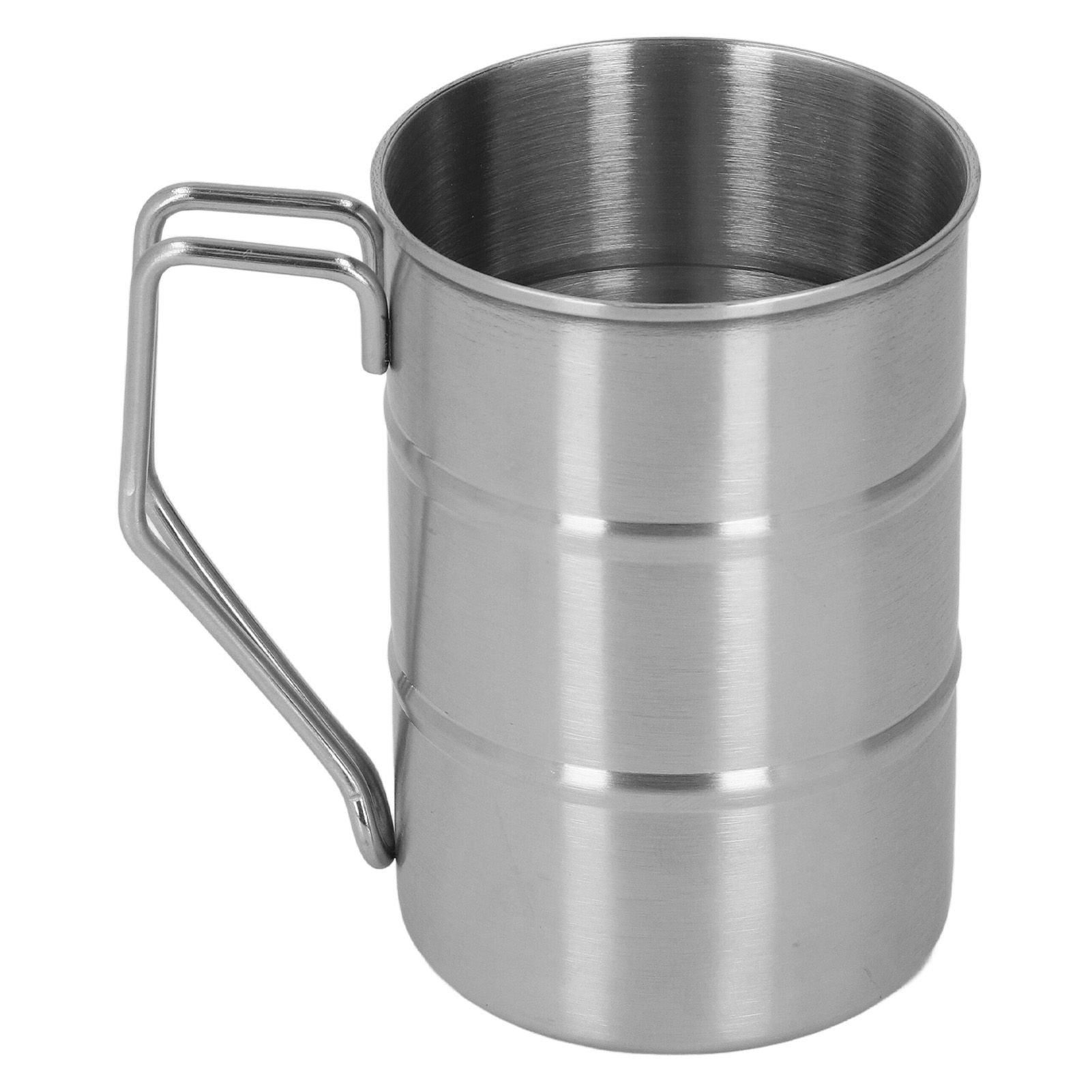 Stainless Steel Coffee Mug Large Capacity Stainless Steel Beer Mug with Handle for Home Restaurant - Image 3