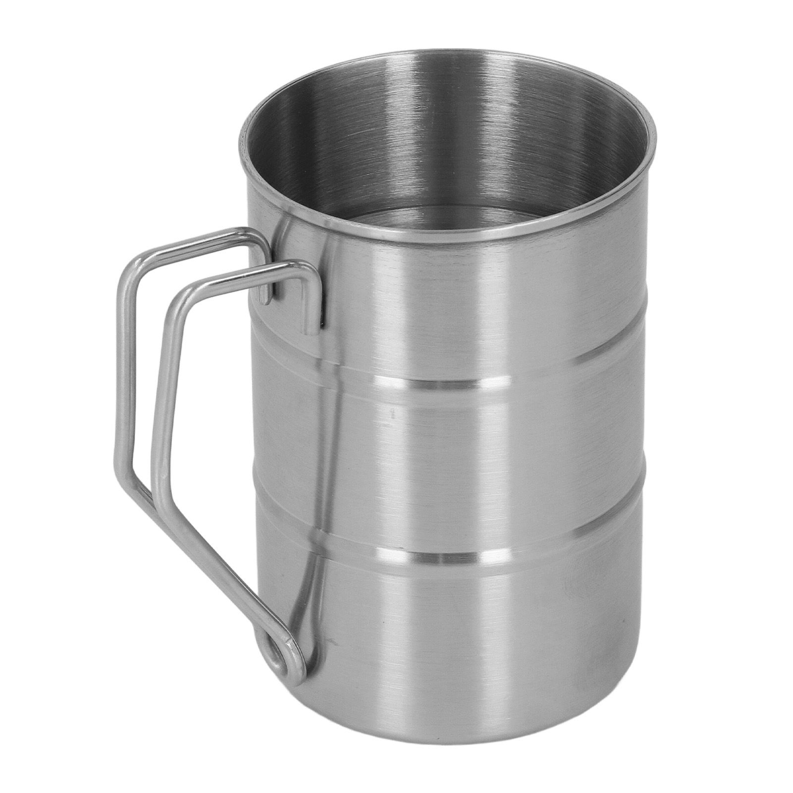 Stainless Steel Coffee Mug Large Capacity Stainless Steel Beer Mug with Handle for Home Restaurant - Image 4