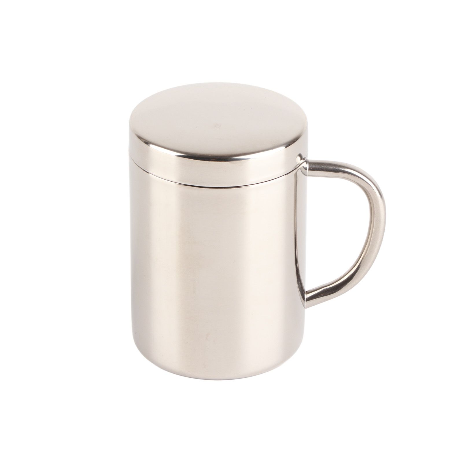 Stainless Steel Coffee Mug Minimalist Fashionable Large Capacity Coffee Cup with Lid for Home 400ml - Image 2
