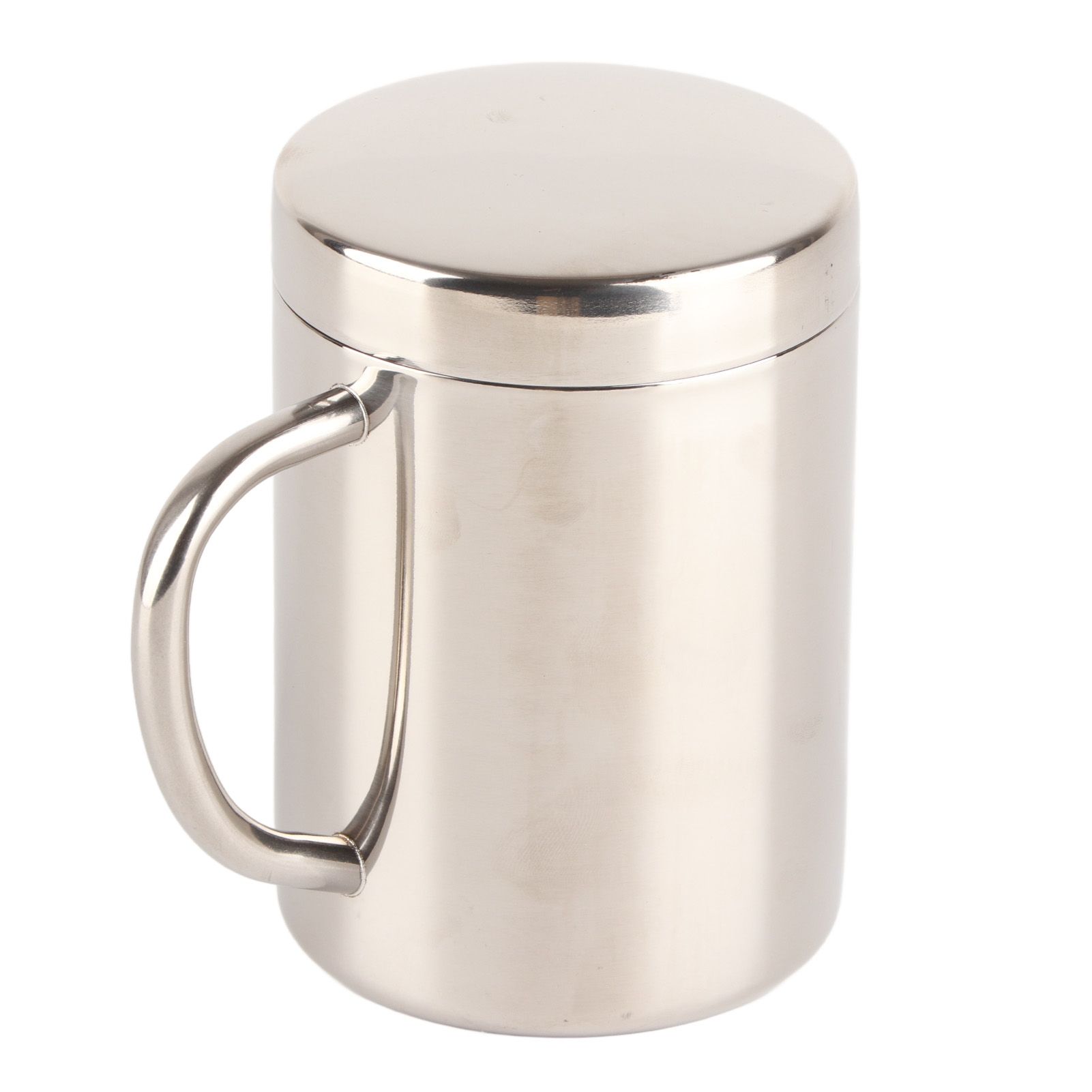 Stainless Steel Coffee Mug Minimalist Fashionable Large Capacity Coffee Cup with Lid for Home 400ml - Image 4