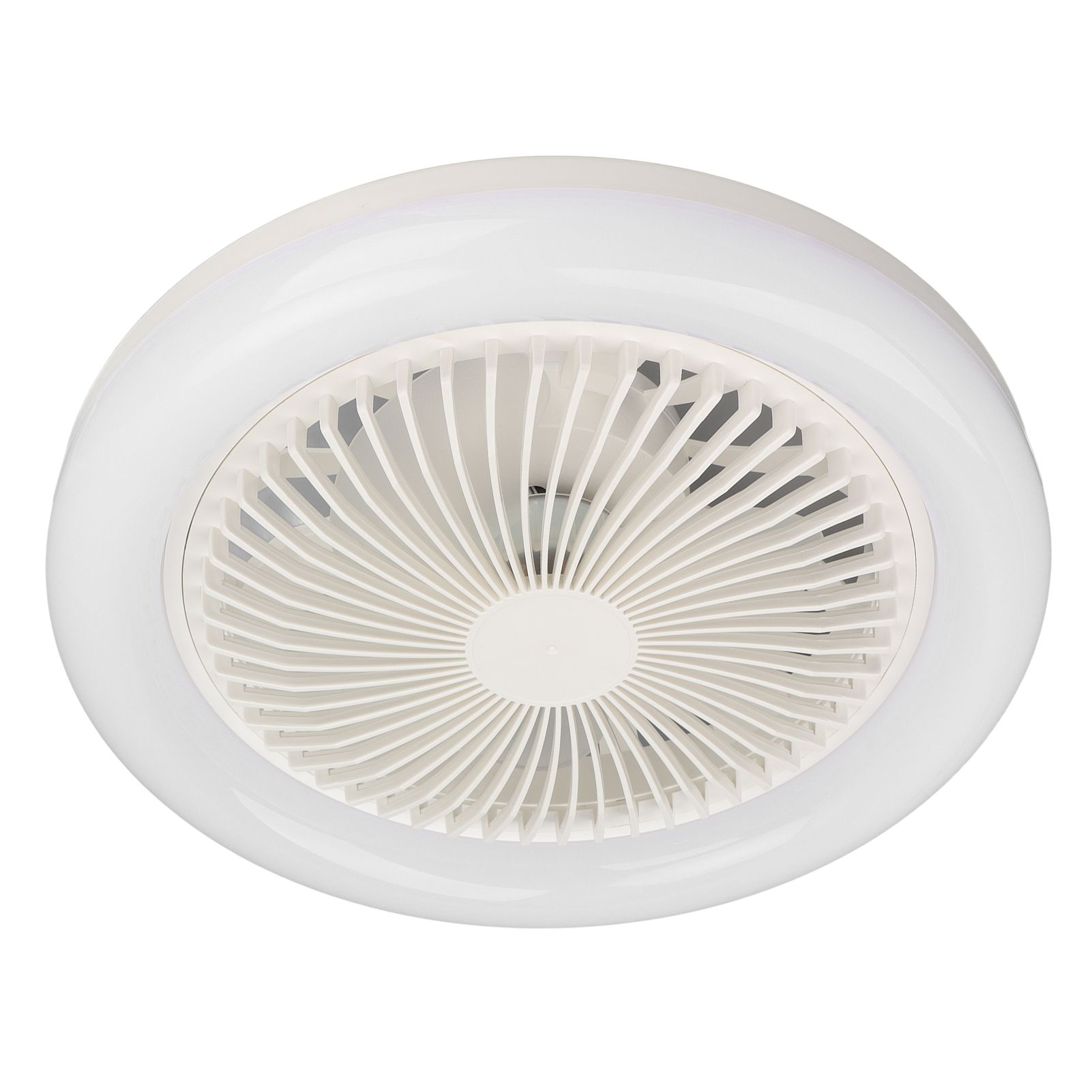 9.8in LED Ceiling Fan Light Quiet 3 Gears Ceiling Fan with E27 Lamp for Living Room 86‑265V White - Image 2