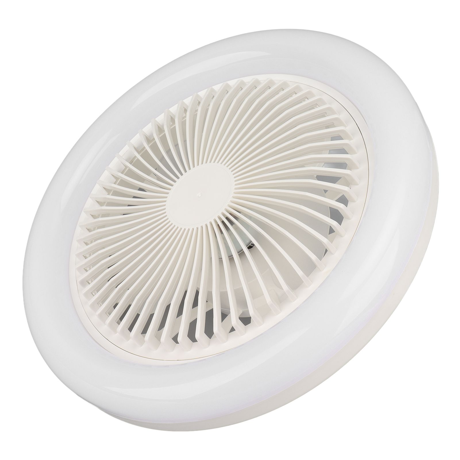 9.8in LED Ceiling Fan Light Quiet 3 Gears Ceiling Fan with E27 Lamp for Living Room 86‑265V White - Image 3