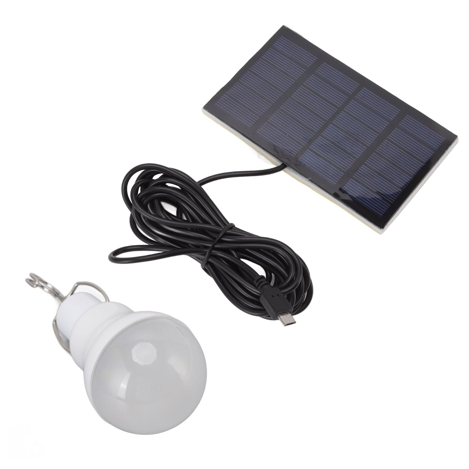 Portable Solar LED Light Bulb Rechargeable Solar Light Bulb for Outdoor Hiking Fishing Camping Tent - Image 5