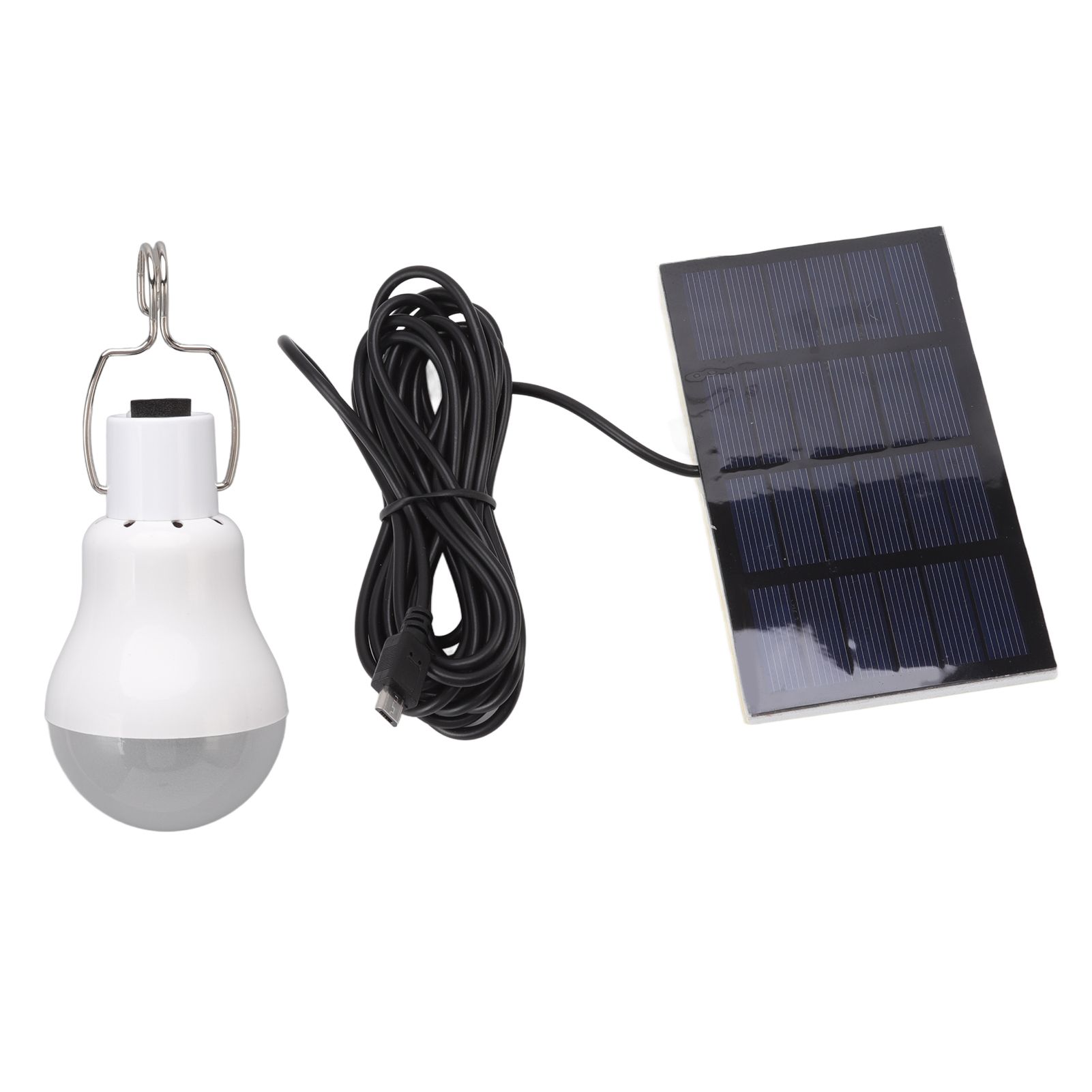 Portable Solar LED Light Bulb Rechargeable Solar Light Bulb for Outdoor Hiking Fishing Camping Tent - Image 7