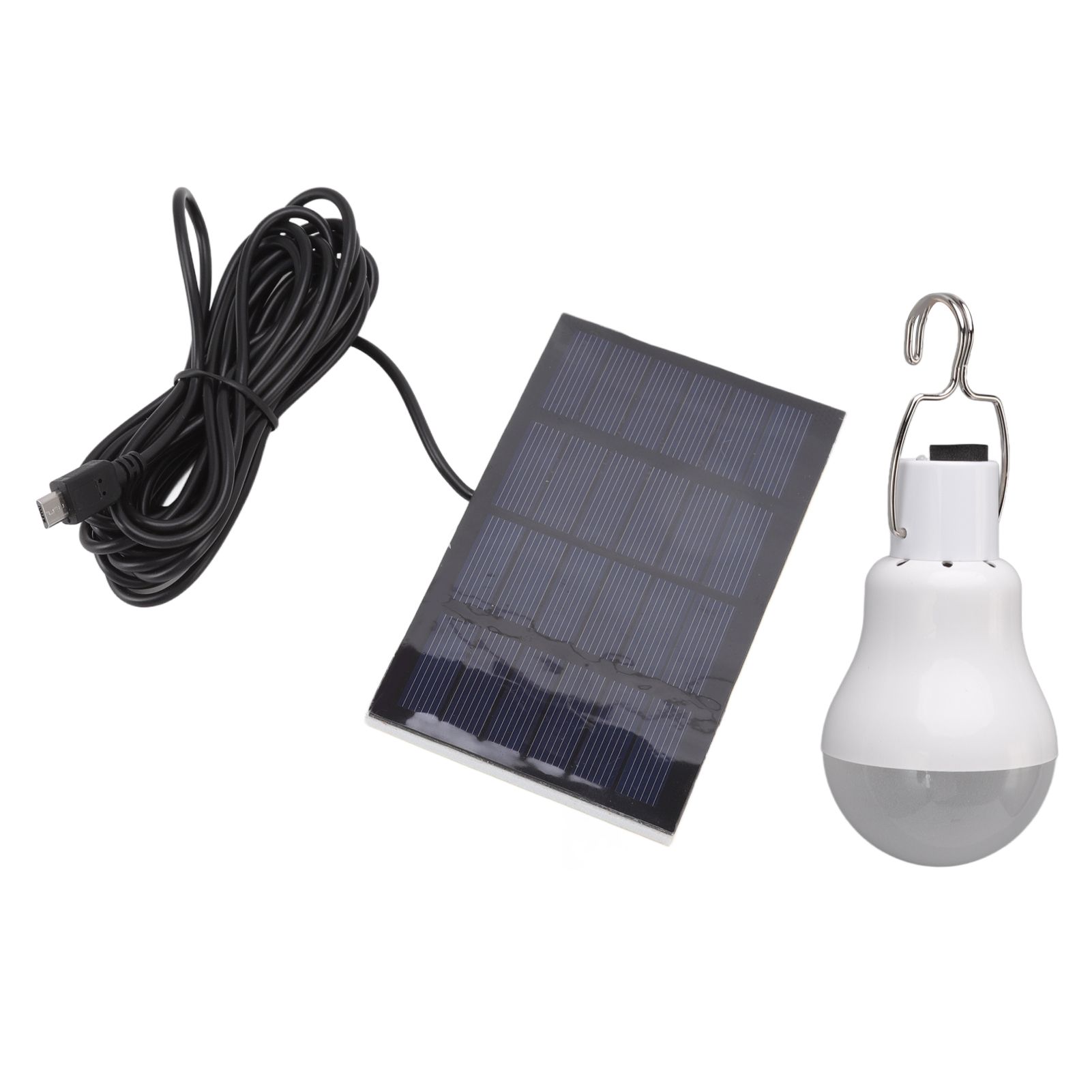 Portable Solar LED Light Bulb Rechargeable Solar Light Bulb for Outdoor Hiking Fishing Camping Tent - Image 8