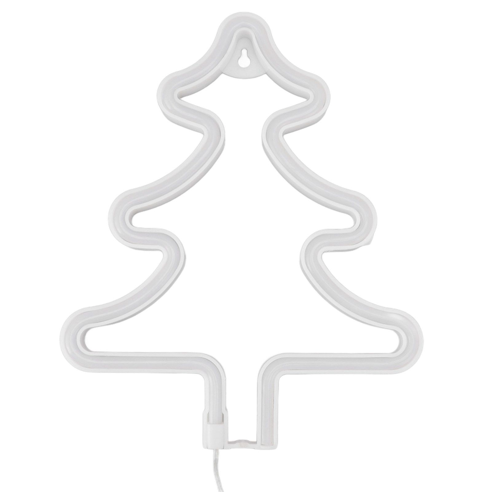 Christmas Neon Sign Christmas Tree Shape Neon Light USB Decorative Night Light for Desk Wall Display - Image 8