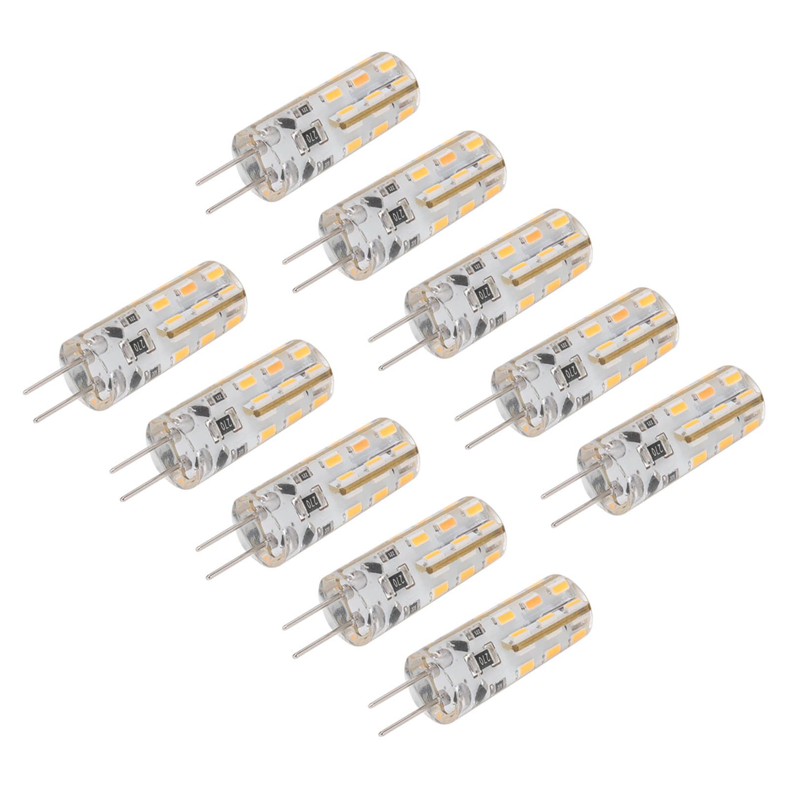10pcs G4 LED Bulb 1.5W DC12V Warm White 3000K 110LM Bi Pin Light Bulbs LED for Cabinet Lighting Courtyard - Image 8
