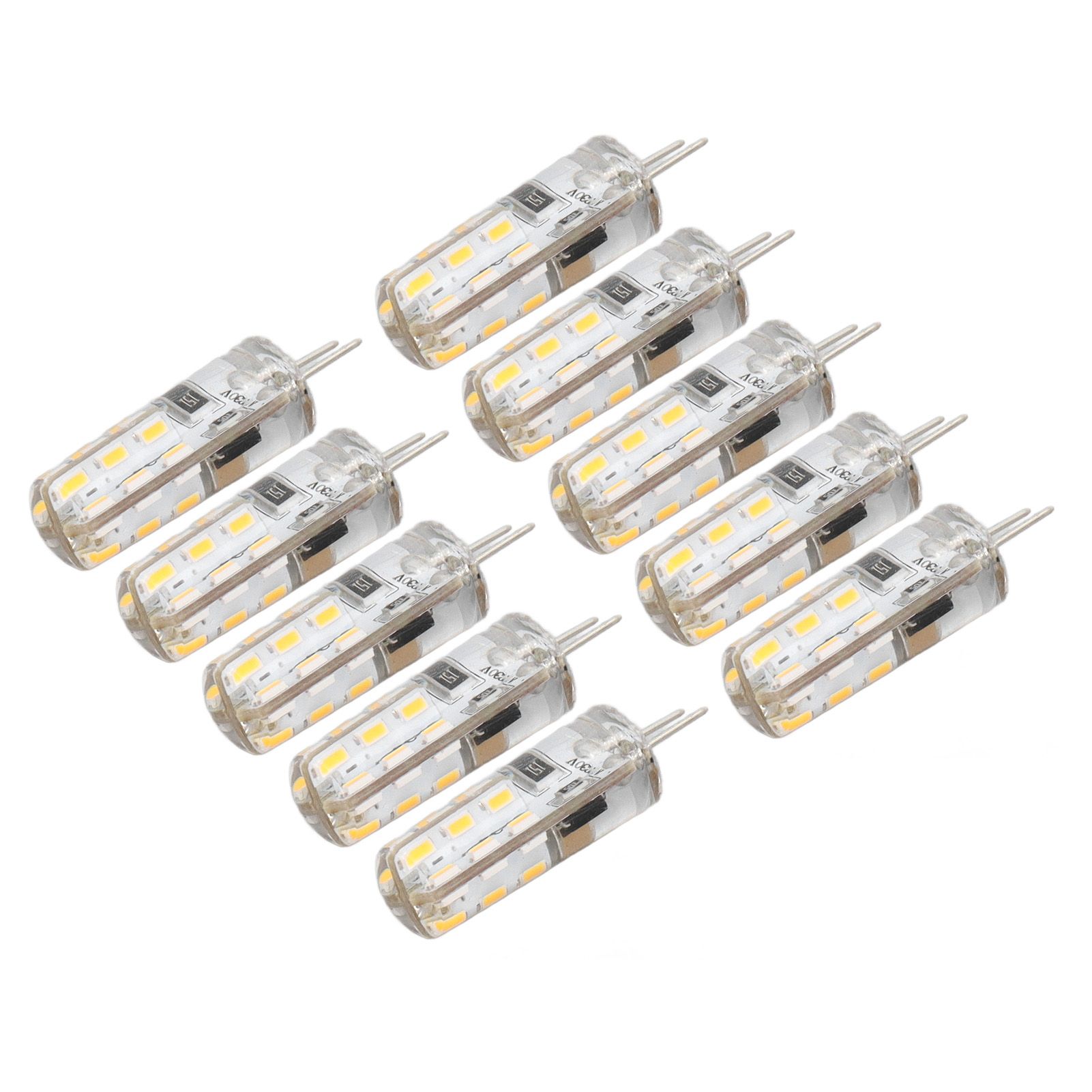 10 Pcs G4 LED Bulbs Bi Pin Base Silicone Warm White 3000K 1.5W AC220V 110LM Landscape Bulbs Replacement - Image 3
