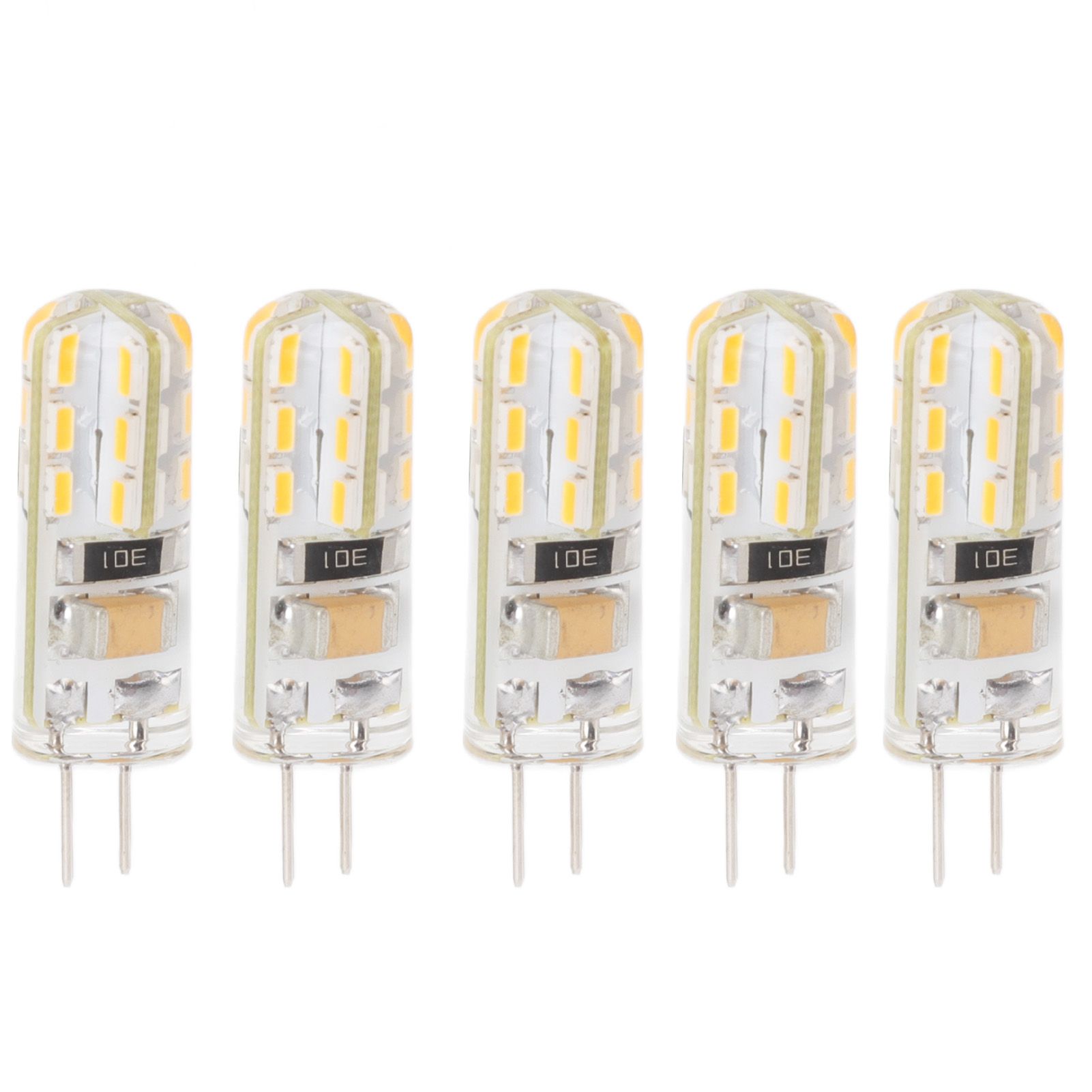 10pcs G4 LED Bulb Double Feet Base 1.5W AC110V 110LM Silicone Light Bulb for Landscape Lighting Courtyard Warm White 3000K - Image 7