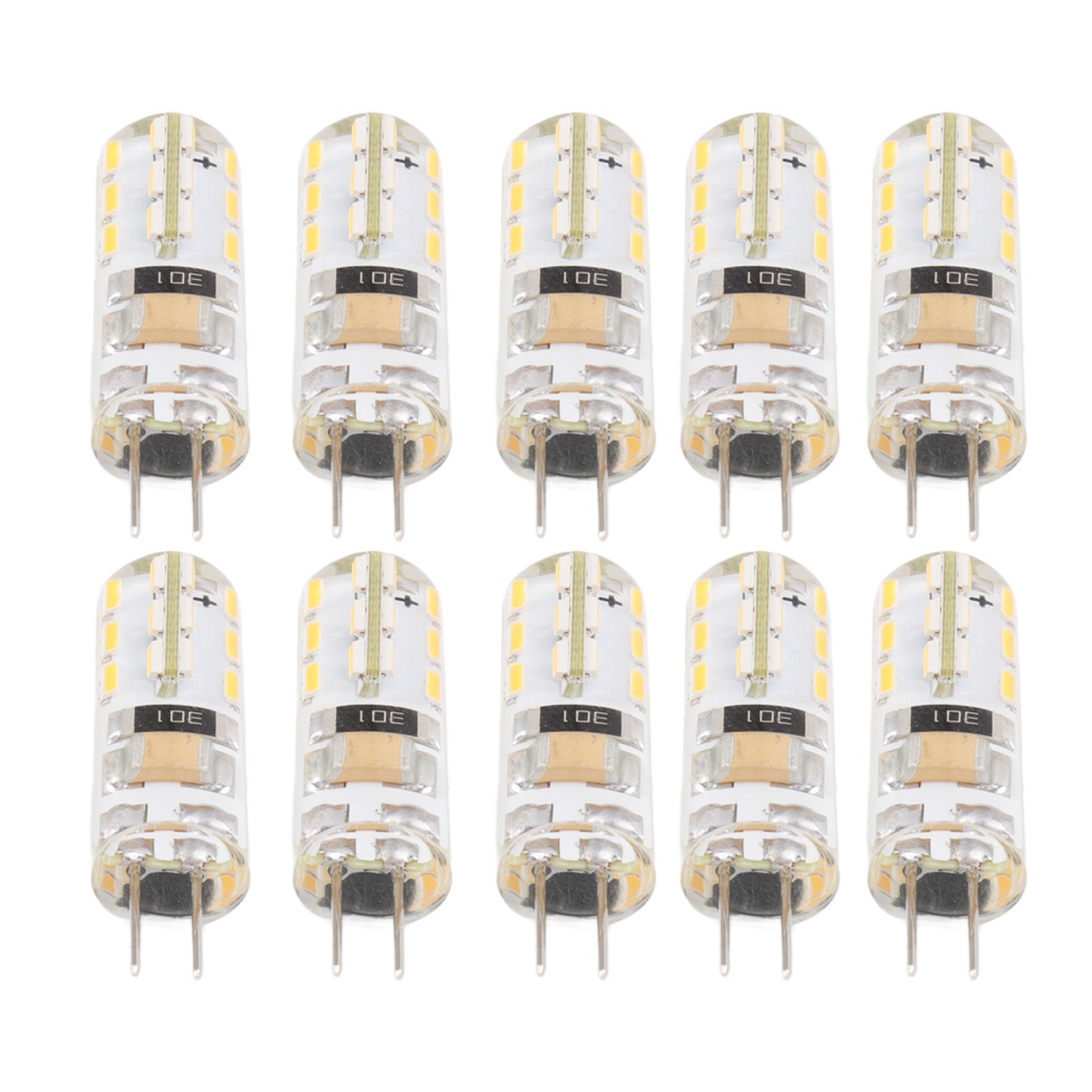 10pcs G4 LED Bulb Double Feet Base 1.5W AC110V 110LM Silicone Light Bulb for Landscape Lighting Courtyard White Light 6000K - Image 2