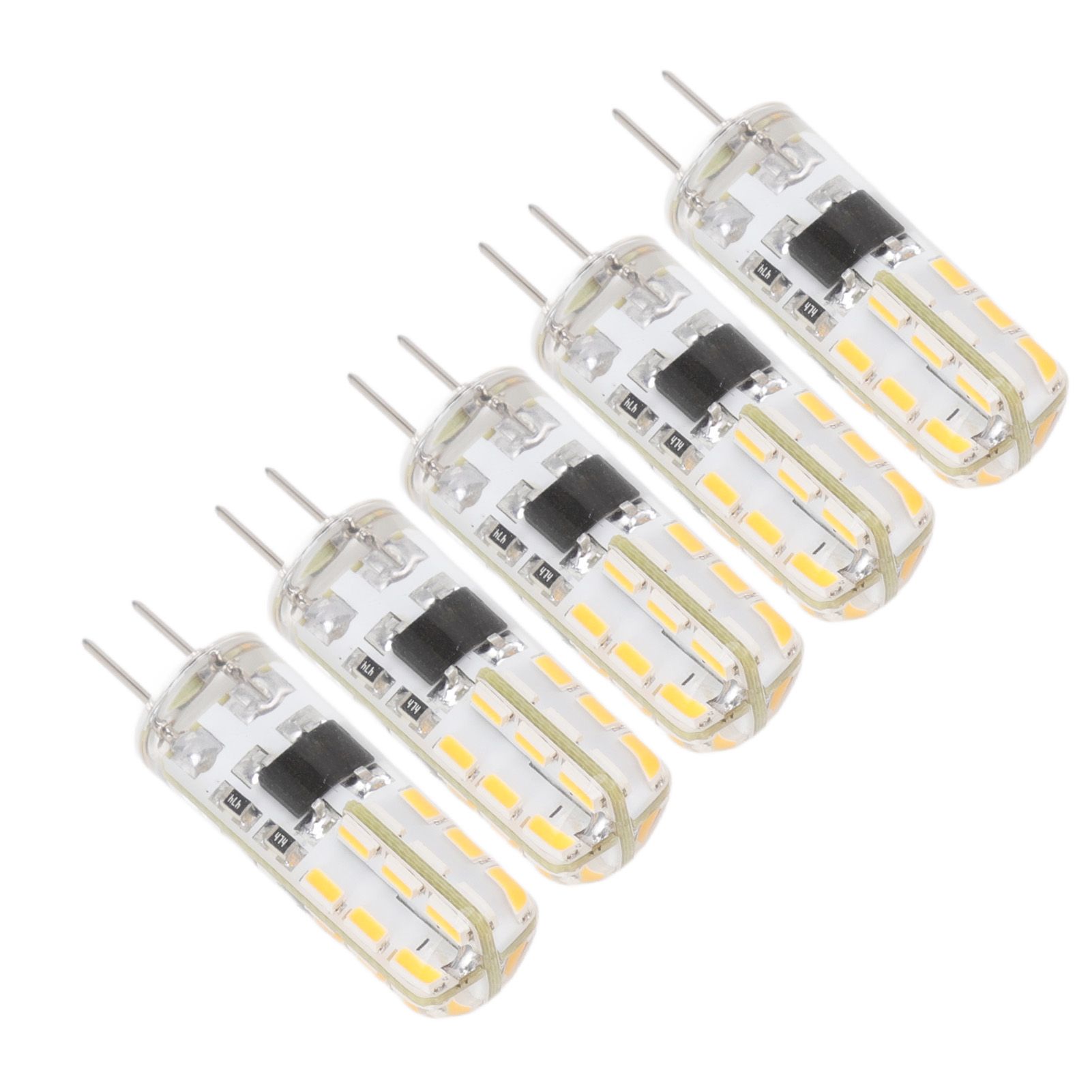 10pcs G4 LED Bulb Double Feet Base 1.5W AC110V 110LM Silicone Light Bulb for Landscape Lighting Courtyard White Light 6000K - Image 3