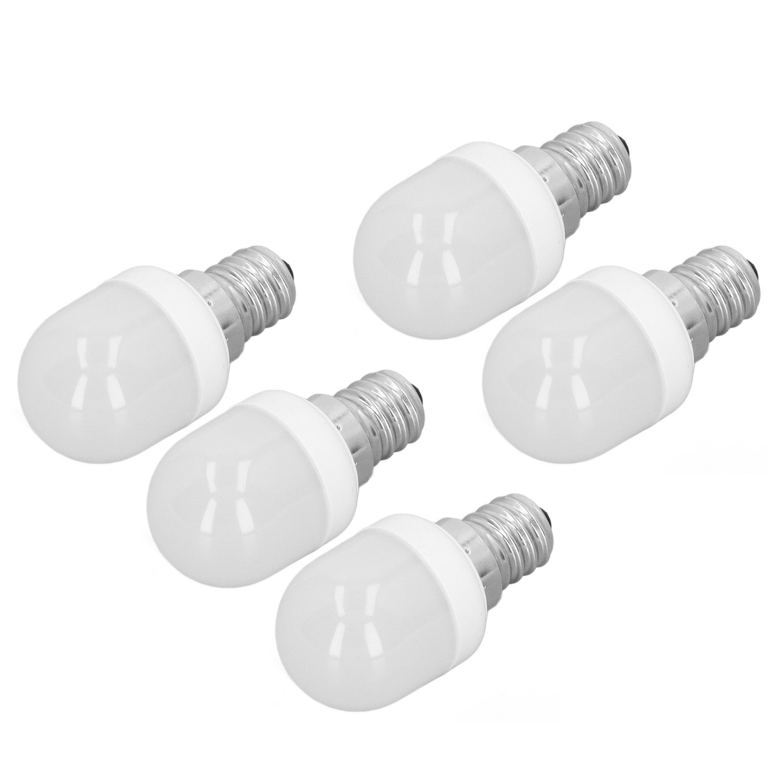 5Pcs Ceiling Light Bulbs 1.5W High Temp Resistant White 75 Luminous Flux E12 Base LED Bulbs for Office Bedroom Corridor Warm Light - Image 3