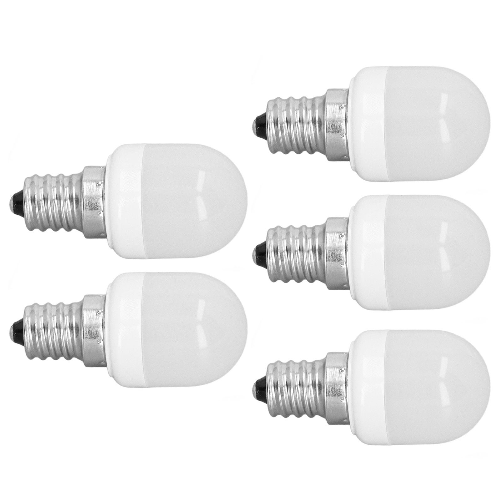 5Pcs Ceiling Light Bulbs 1.5W High Temp Resistant White 75 Luminous Flux E12 Base LED Bulbs for Office Bedroom Corridor Warm Light - Image 5