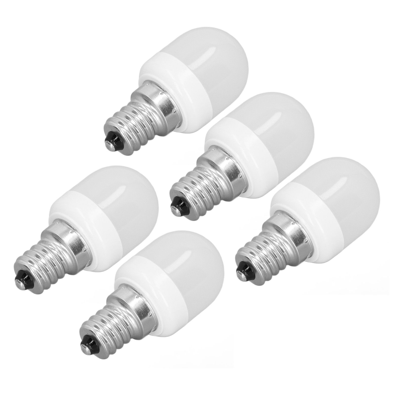 5pcs Light Bulbs E12 Thread Soft Light 1.5W 75LM LED Light Bulbs for Desk Lamp Ceiling Fan Lamp Wall Lamp AC220V Warm Light 6000K - Image 6