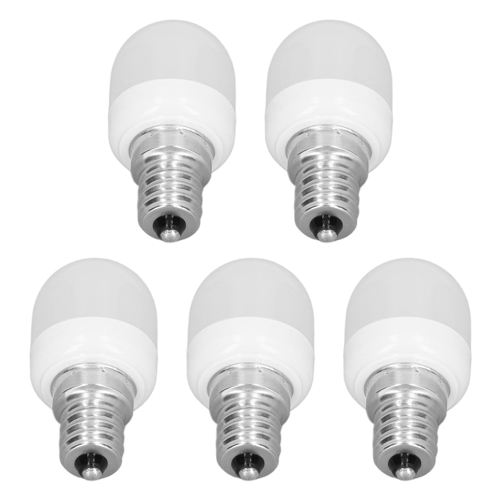 5pcs Light Bulbs E12 Thread Soft Light 1.5W 75LM LED Light Bulbs for Desk Lamp Ceiling Fan Lamp Wall Lamp AC220V Warm Light 6000K - Image 7