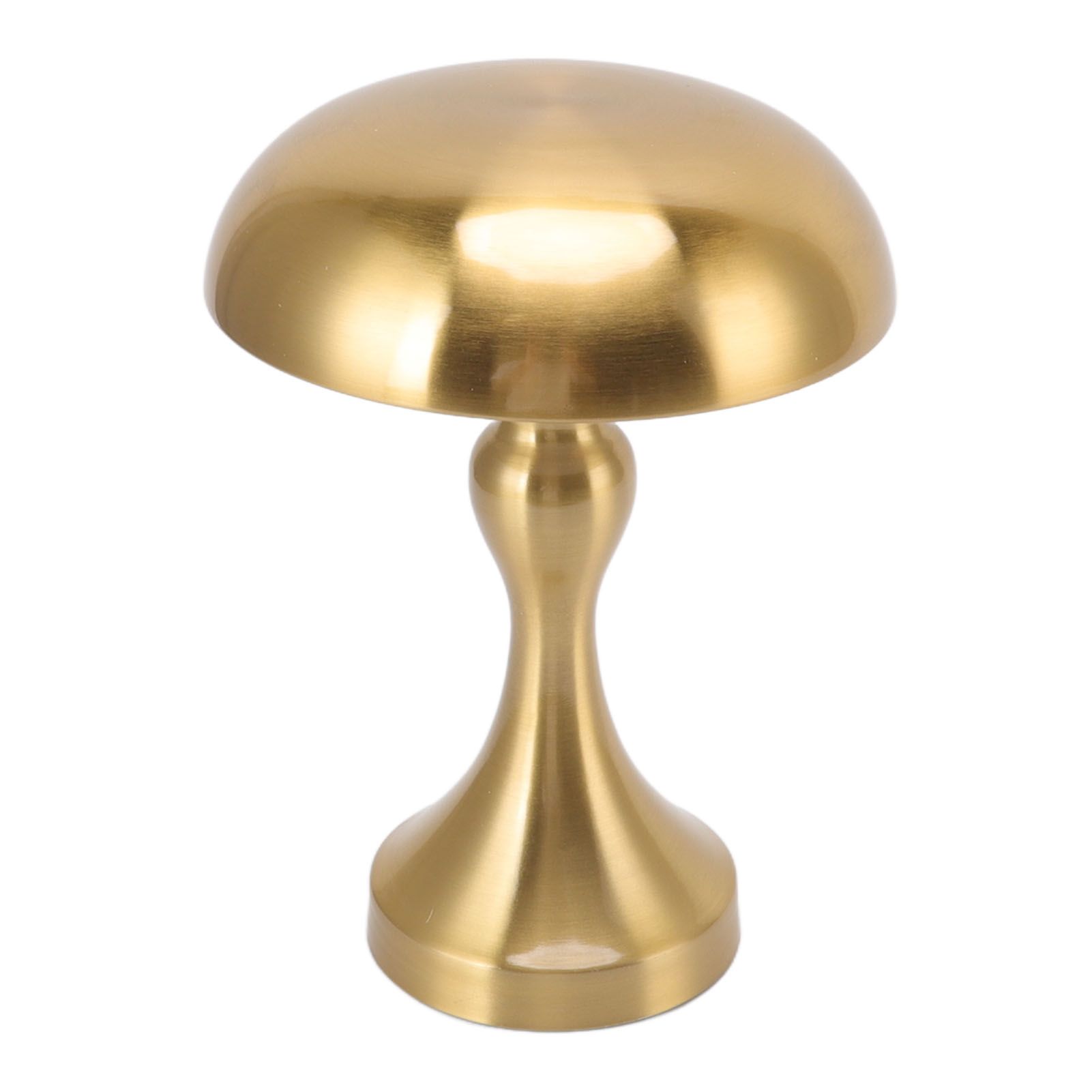 Table Lamp Rechargeable Mushroom Shape 3 Speed Color Temperature Touch Stepless Dimming Night Light for Home Gold - Image 3