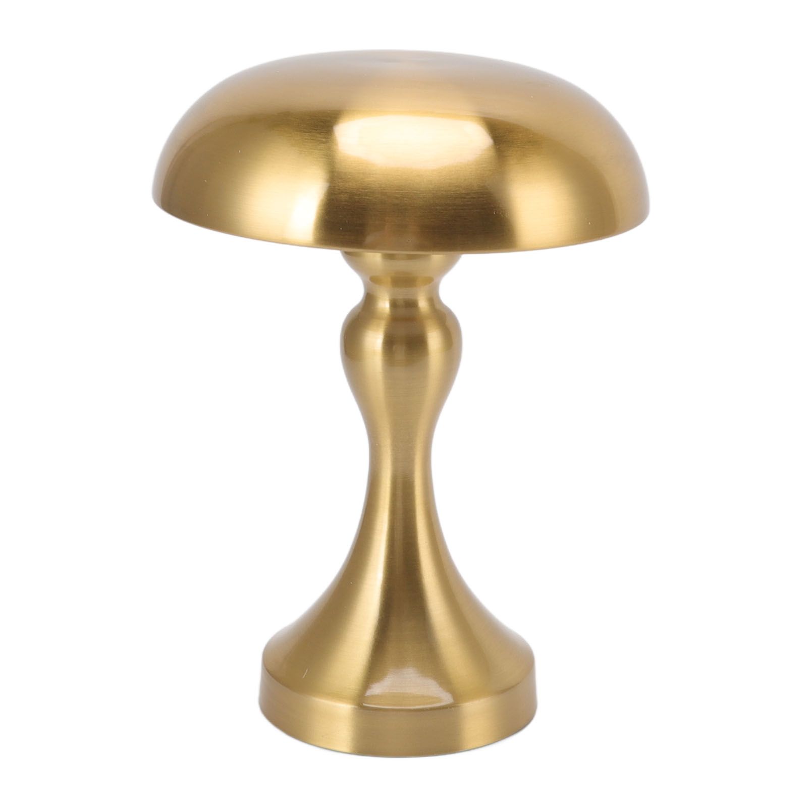 Table Lamp Rechargeable Mushroom Shape 3 Speed Color Temperature Touch Stepless Dimming Night Light for Home Gold - Image 5