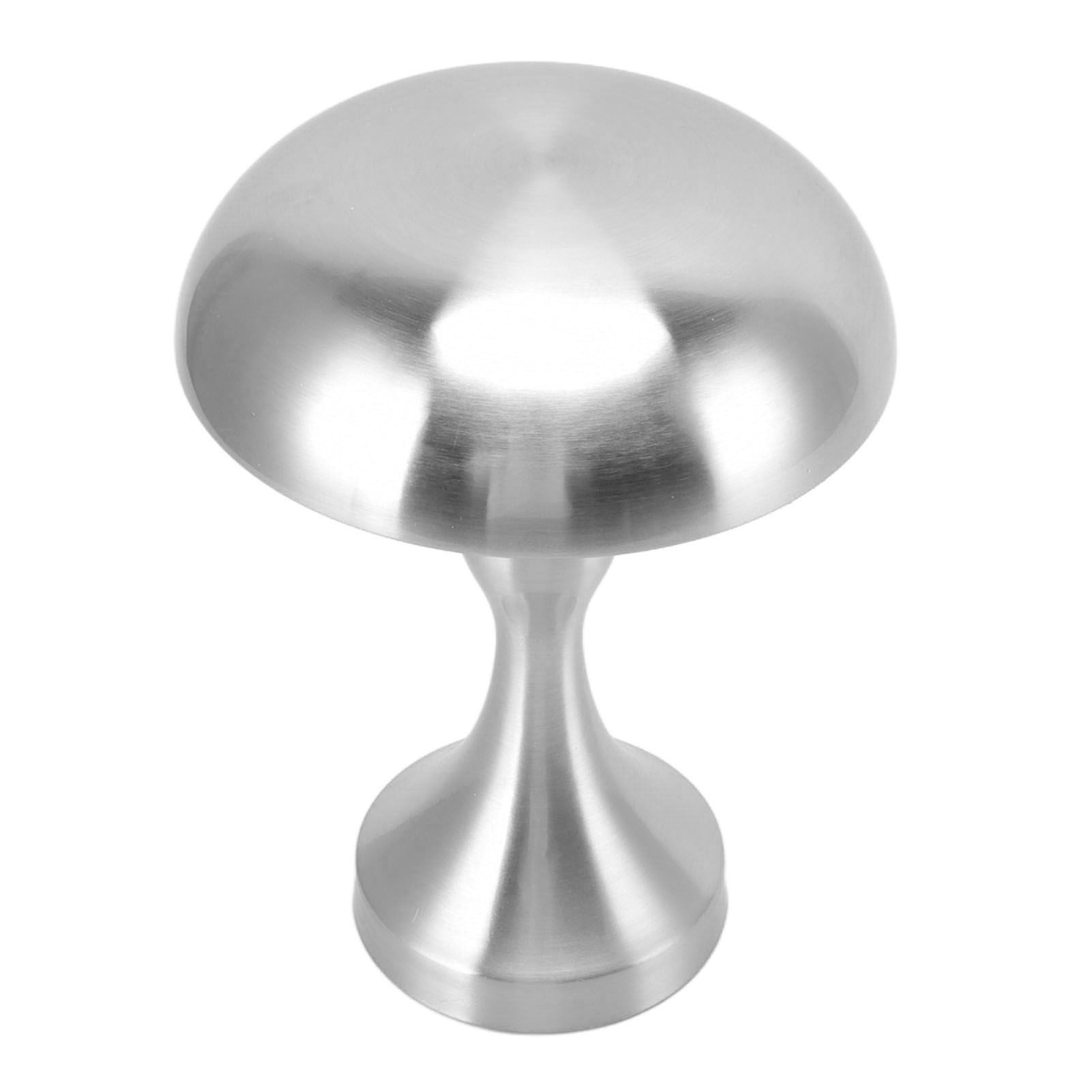 Table Lamp Rechargeable Mushroom Shape 3 Speed Color Temperature Touch Stepless Dimming Night Light for Home Silver - Image 6