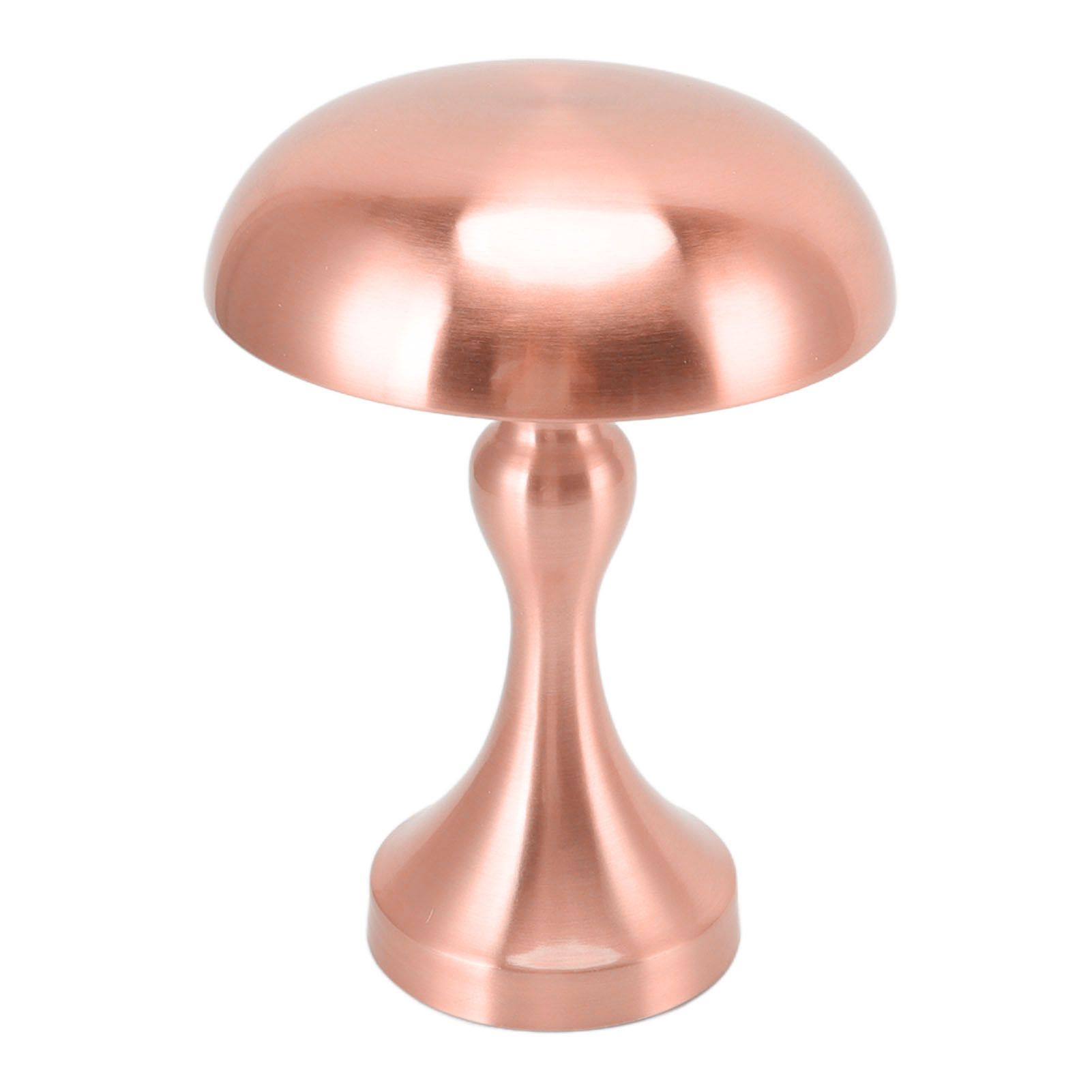 Table Lamp Rechargeable Mushroom Shape 3 Speed Color Temperature Touch Stepless Dimming Night Light for Home Copper - Image 3