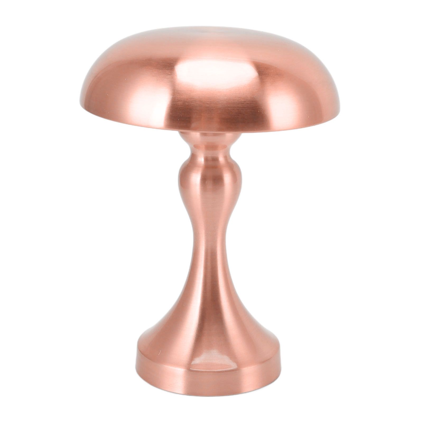 Table Lamp Rechargeable Mushroom Shape 3 Speed Color Temperature Touch Stepless Dimming Night Light for Home Copper - Image 5