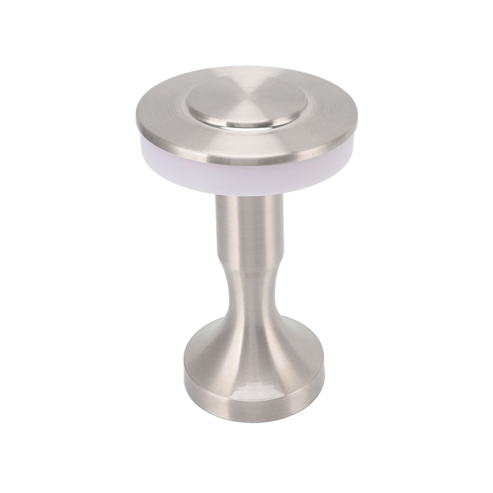 Portable LED Table Lamp Touch Sensor 3 Color Temperatures Rechargeable Battery Powered Bedside Night Lamp for Dining Room Silver - Image 2