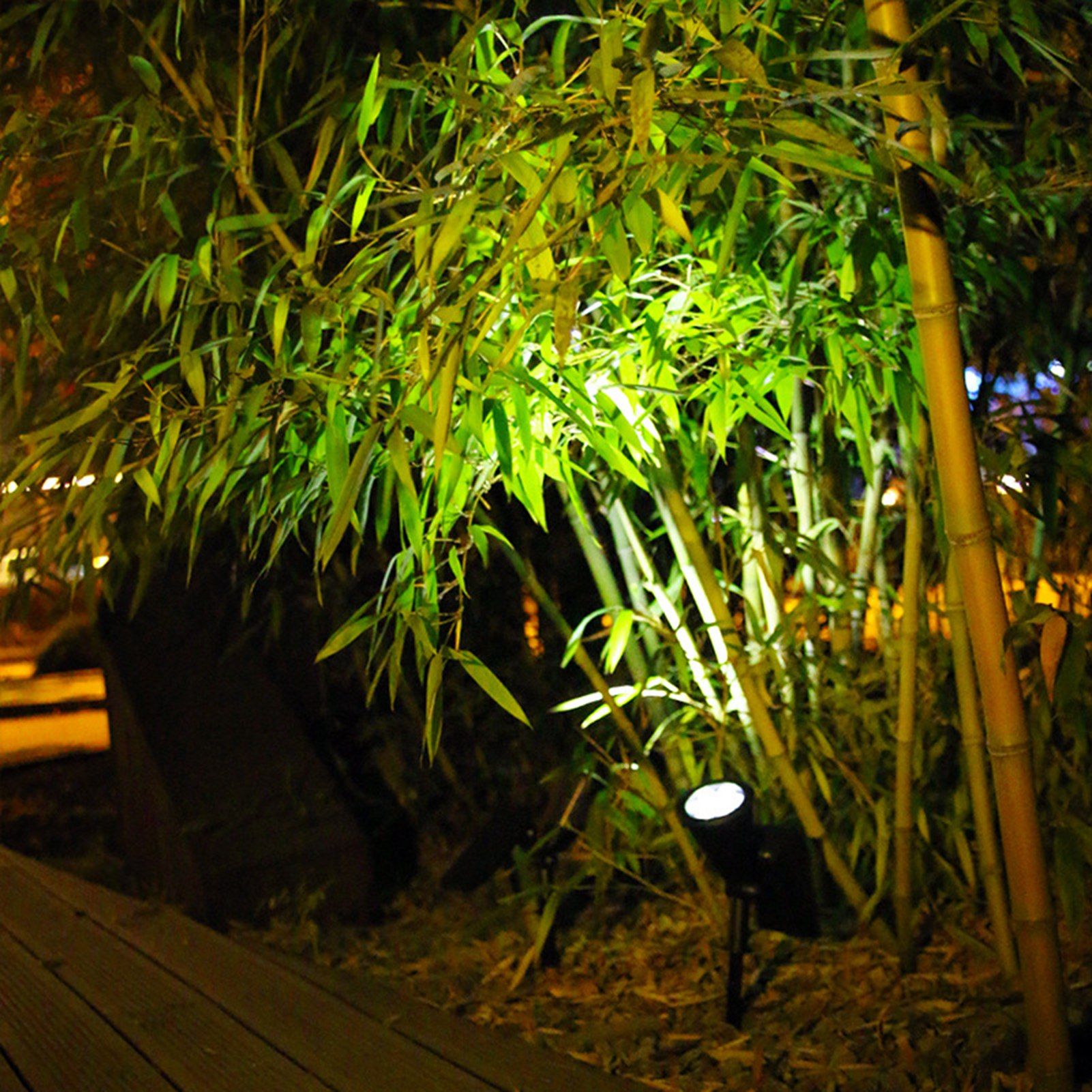 Outdoor Solar Spotlight LED Lamp Waterproof Garden Lamp Ground Lawn Light for Landscape White - Image 8