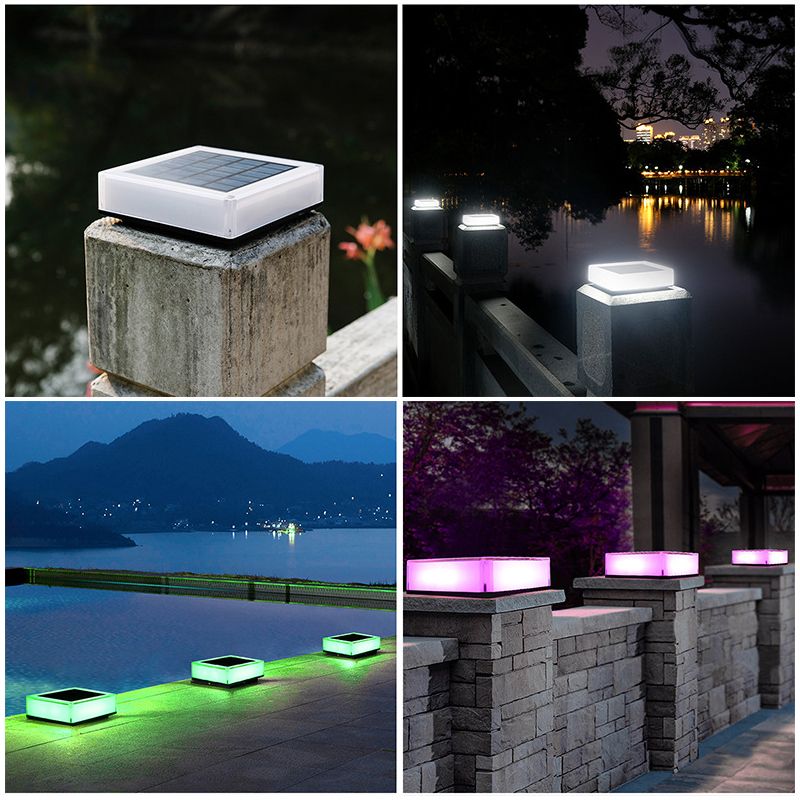 Solar LED Post Light High Brightness Waterproof Safe Stable Solar Post Lamp for Outdoor Courtyard Garden Three Color Temperature 3000K 4000K 6000K - Image 5