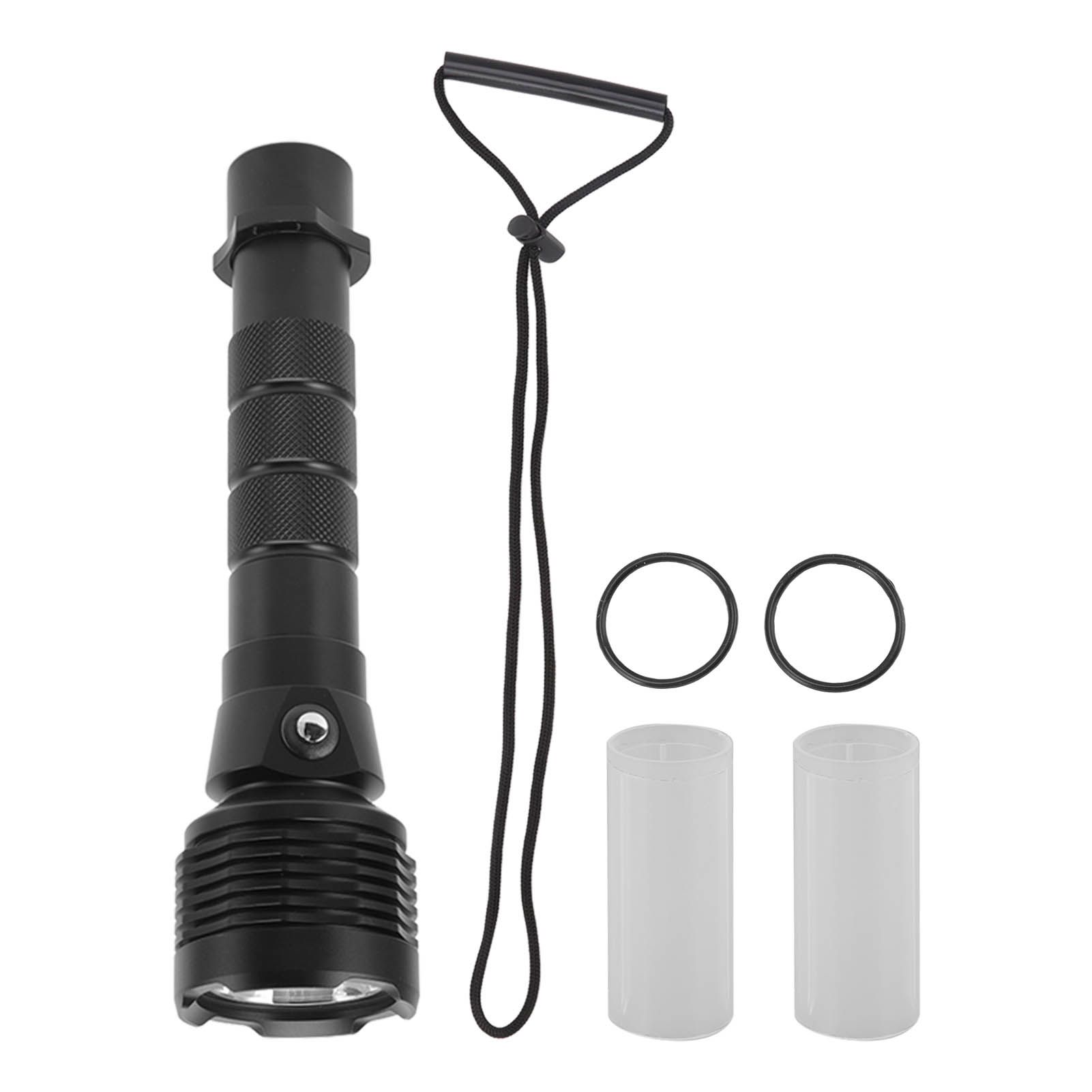 Strong Light Diving Flashlight 3600LM Long Range LED Dive Light Aluminum Alloy IPX8 Waterproof Diving Torch - Image 1