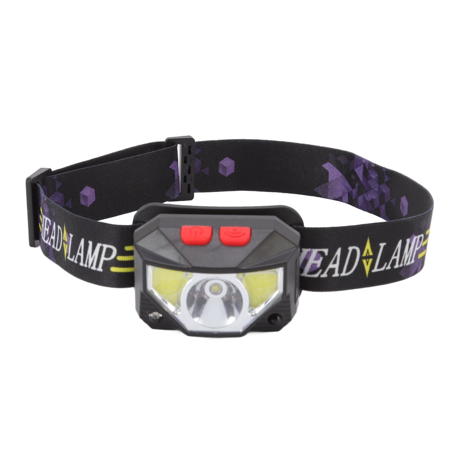 LED Outdoor Headlamp ABS Mini Multifunction USB Charging COB Sensor Head Flashlight - Image 3
