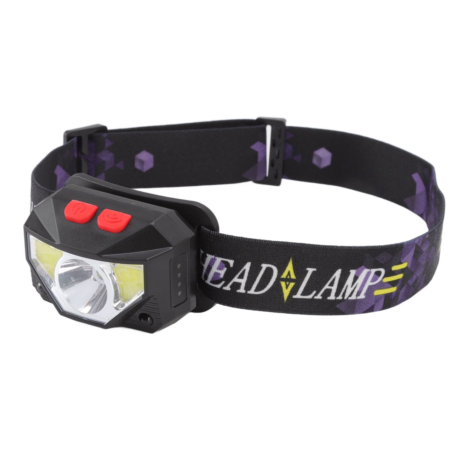 LED Outdoor Headlamp ABS Mini Multifunction USB Charging COB Sensor Head Flashlight - Image 4