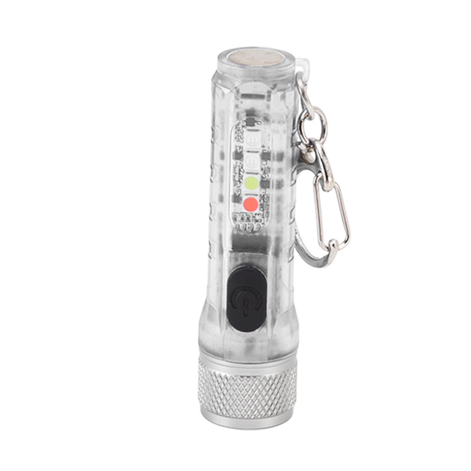 Keychain Flashlight Long Range Super Bright LED Flashlight USB Rechargeable Mini Flashlight for Outdoor M300 Non Fluorescent Transparent - Image 1