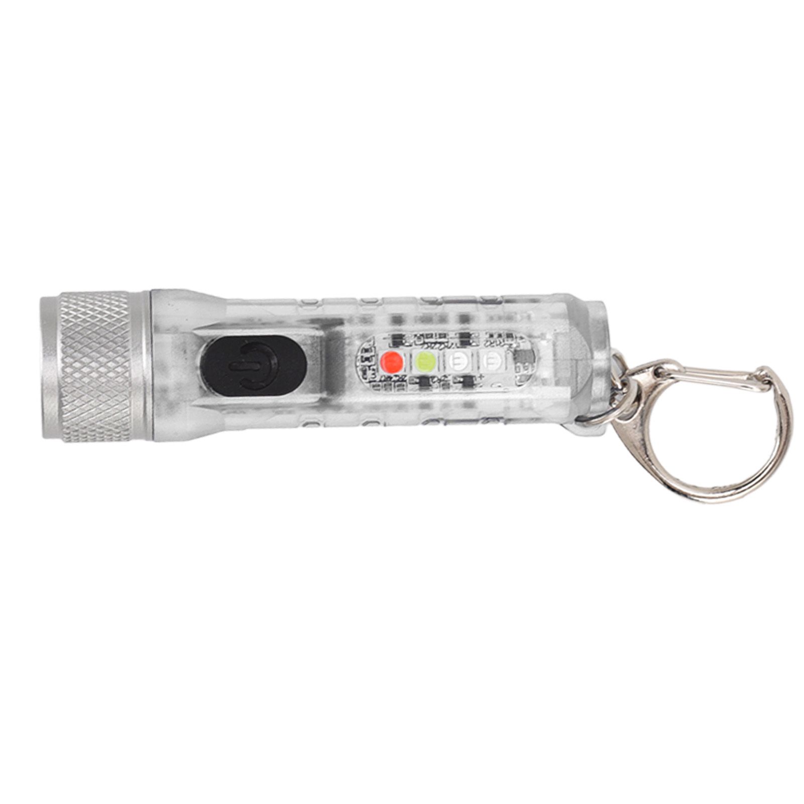 Keychain Flashlight Long Range Super Bright LED Flashlight USB Rechargeable Mini Flashlight for Outdoor M300 Non Fluorescent Transparent - Image 3