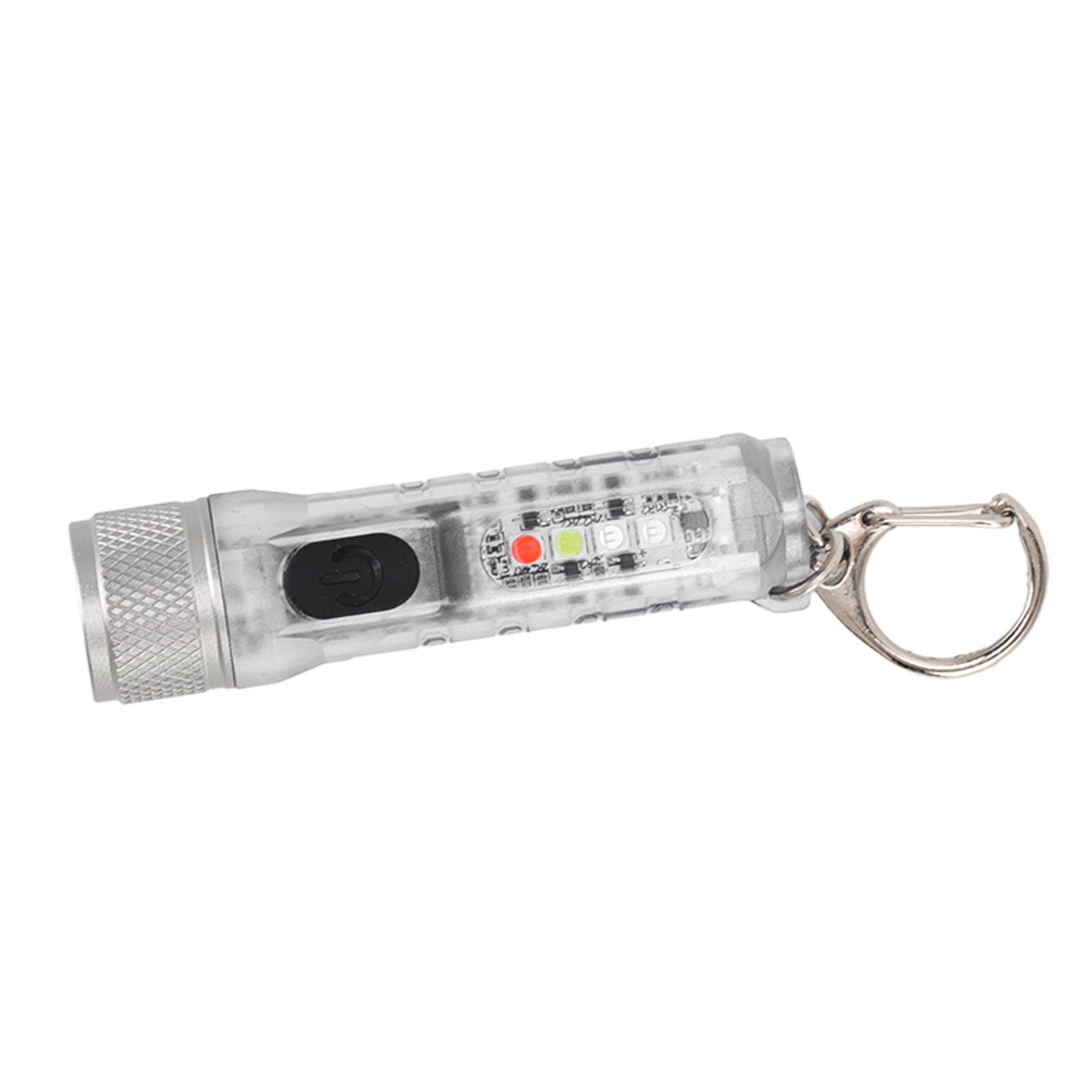Keychain Flashlight Long Range Super Bright LED Flashlight USB Rechargeable Mini Flashlight for Outdoor M300 Non Fluorescent Transparent - Image 5