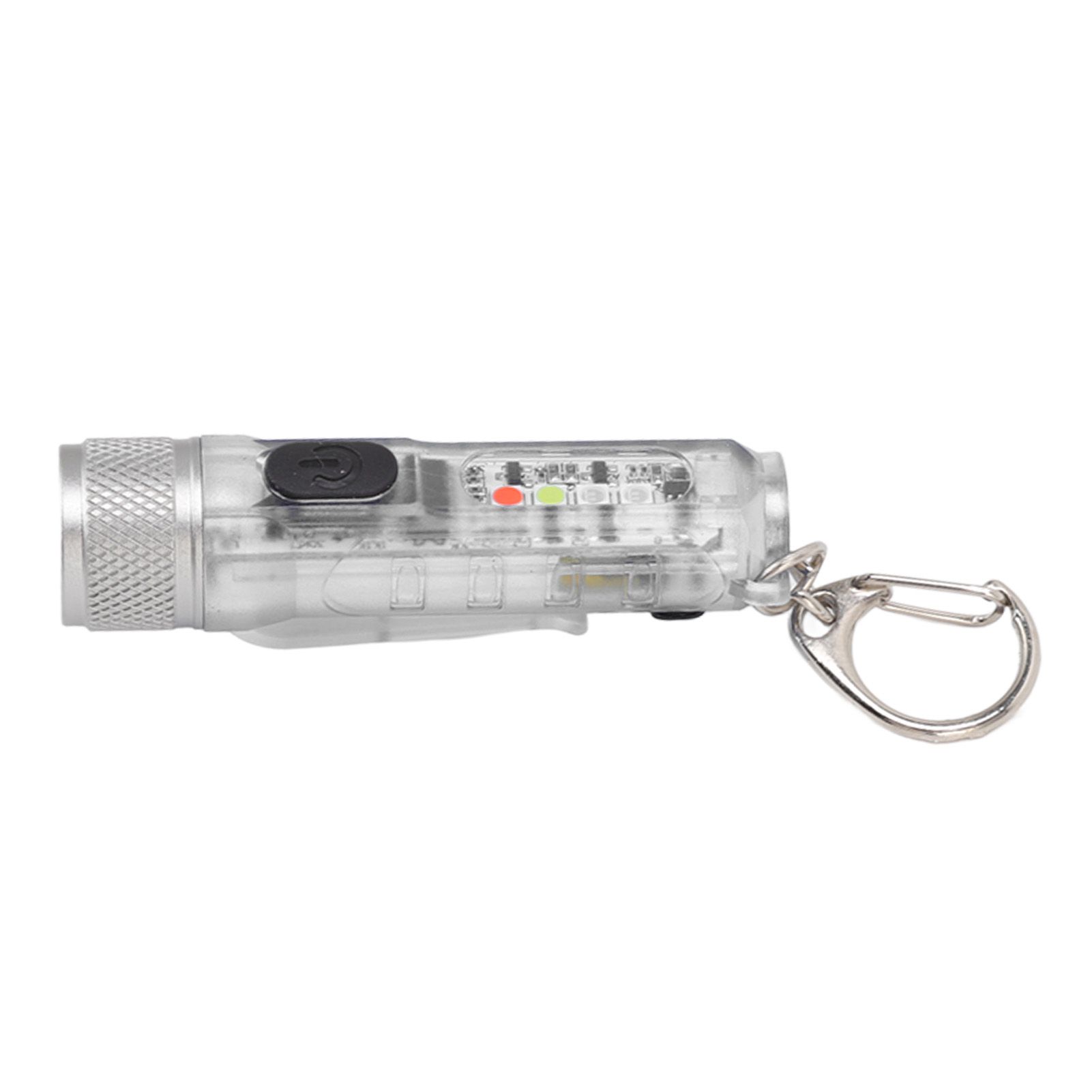 Keychain Flashlight Long Range Super Bright LED Flashlight USB Rechargeable Mini Flashlight for Outdoor M300 Non Fluorescent Transparent - Image 7