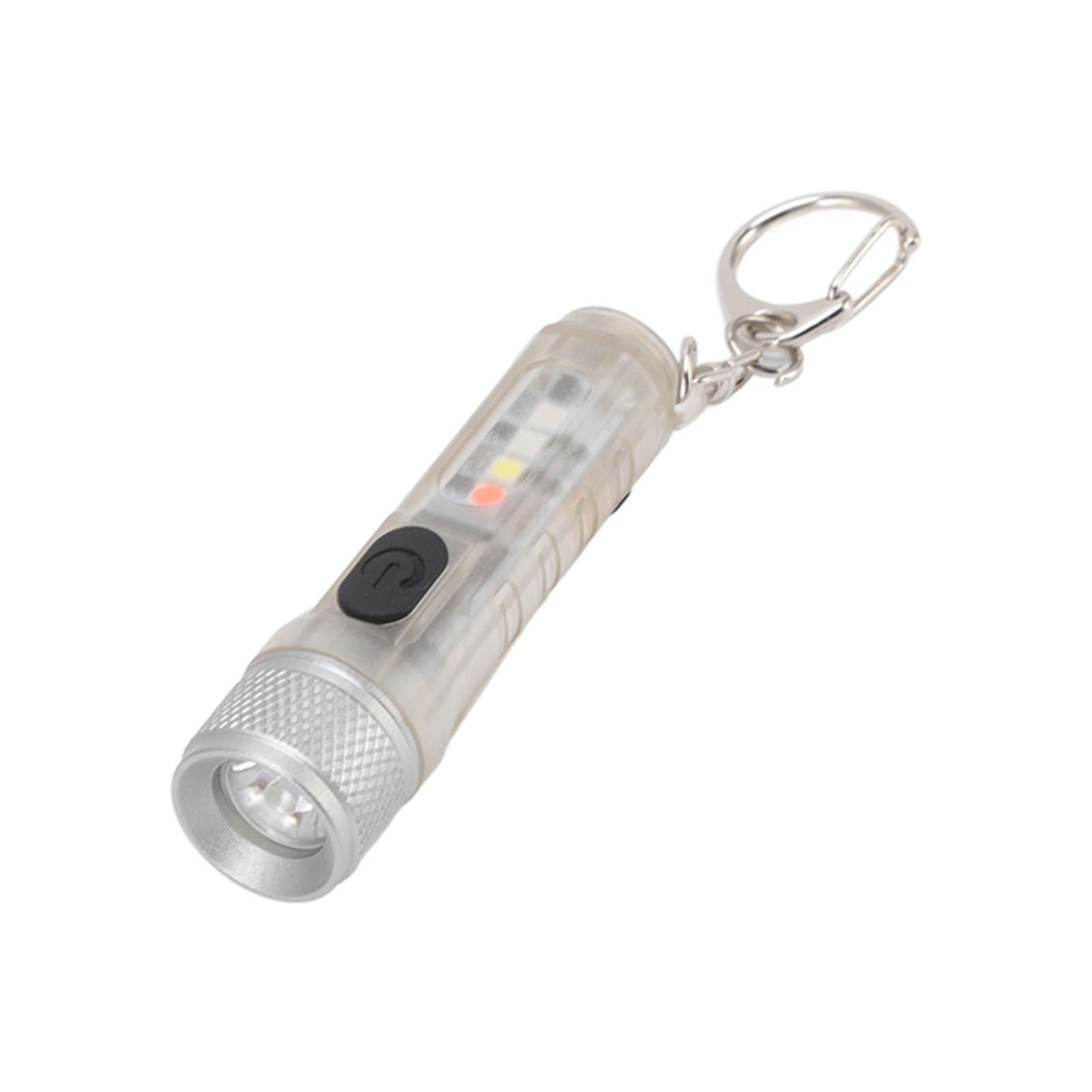 Strong Light Mini Keychain Flashlight Outdoor Portable Super Bright Multifunction LED Flashlight USB Rechargeable Fluorescent Model - Image 6
