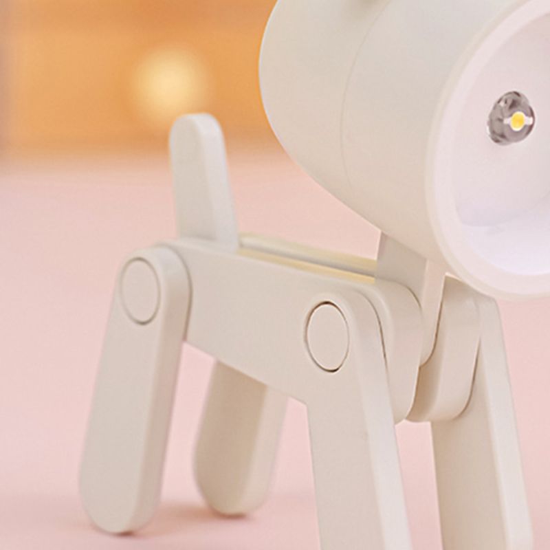 Mini Cute Pet Night Light Kawaii LED Desk Lamp Ins Mini Cute Little Phone Stand Decorative Furnishing Articles Beige Deer - Image 3