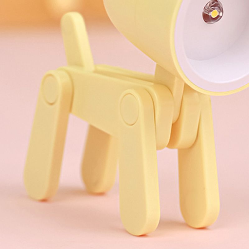 Mini Cute Pet Night Light Kawaii LED Desk Lamp Ins Mini Cute Little Phone Stand Decorative Furnishing Articles Yellow Deer - Image 4