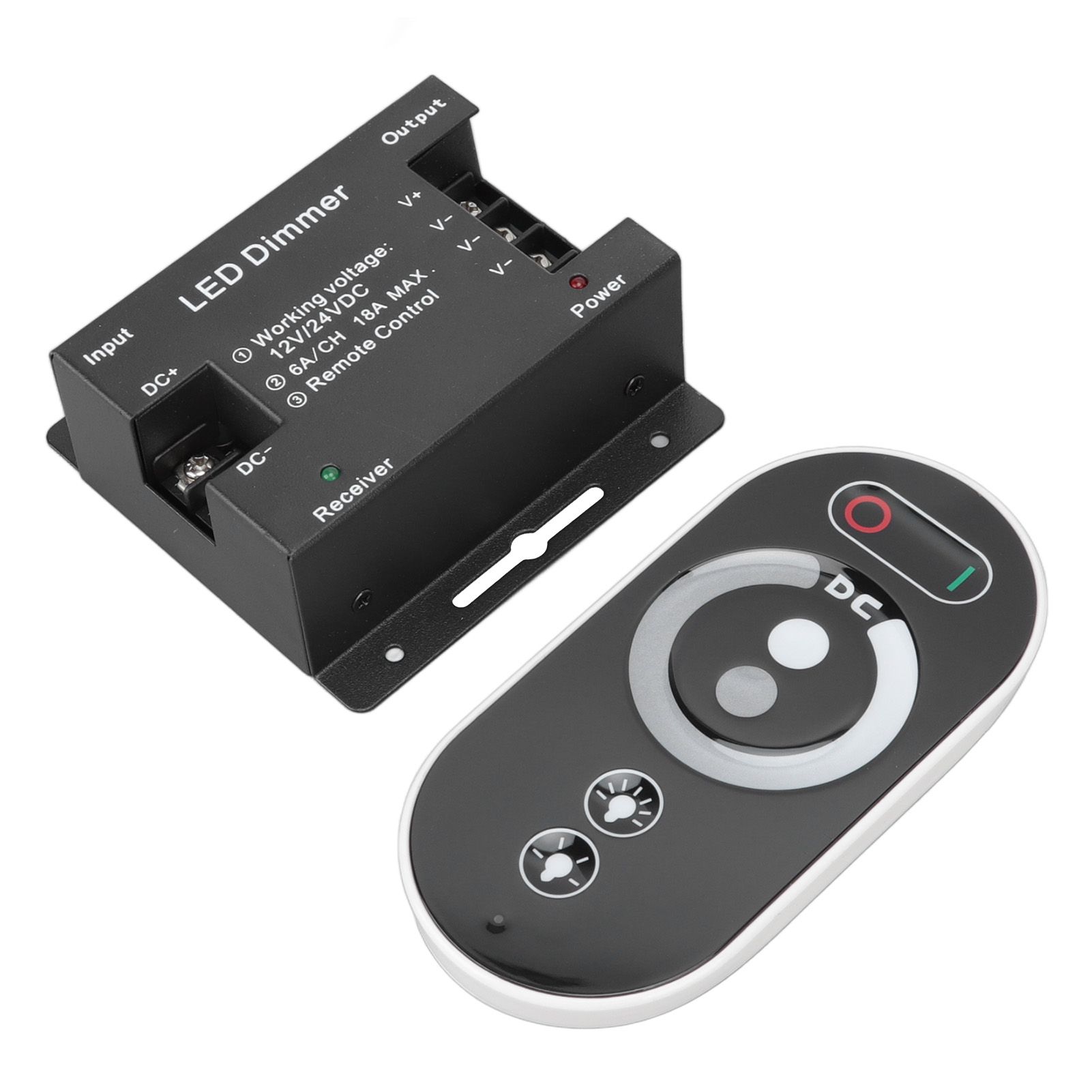 Wireless LED Dimmer RF Touch LED Light Controller Remote Dimming Controller DC 12V 24V for LED Strip Light - Image 1