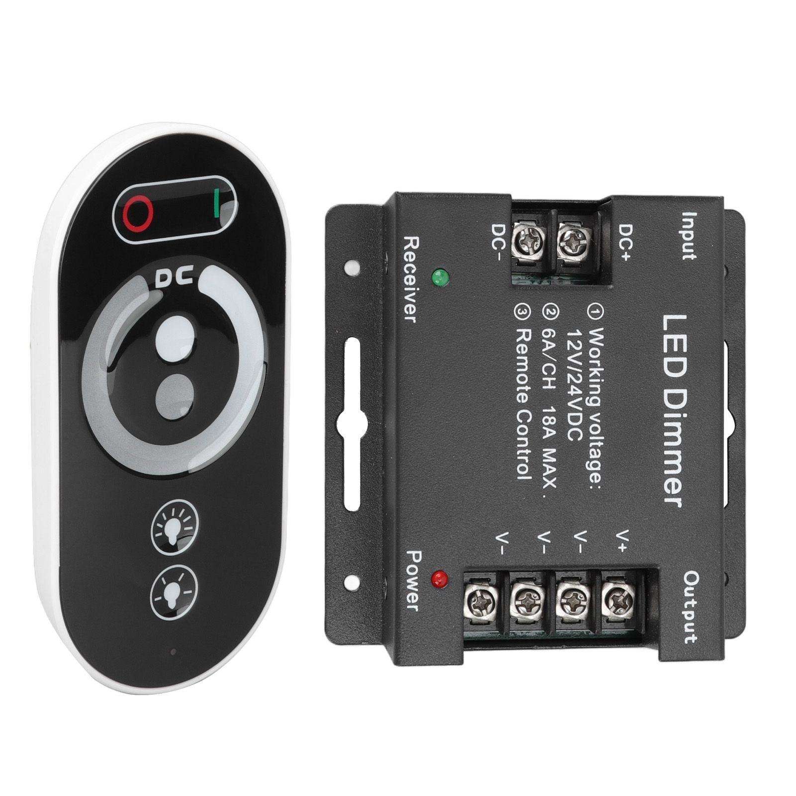 Wireless LED Dimmer RF Touch LED Light Controller Remote Dimming Controller DC 12V 24V for LED Strip Light - Image 2